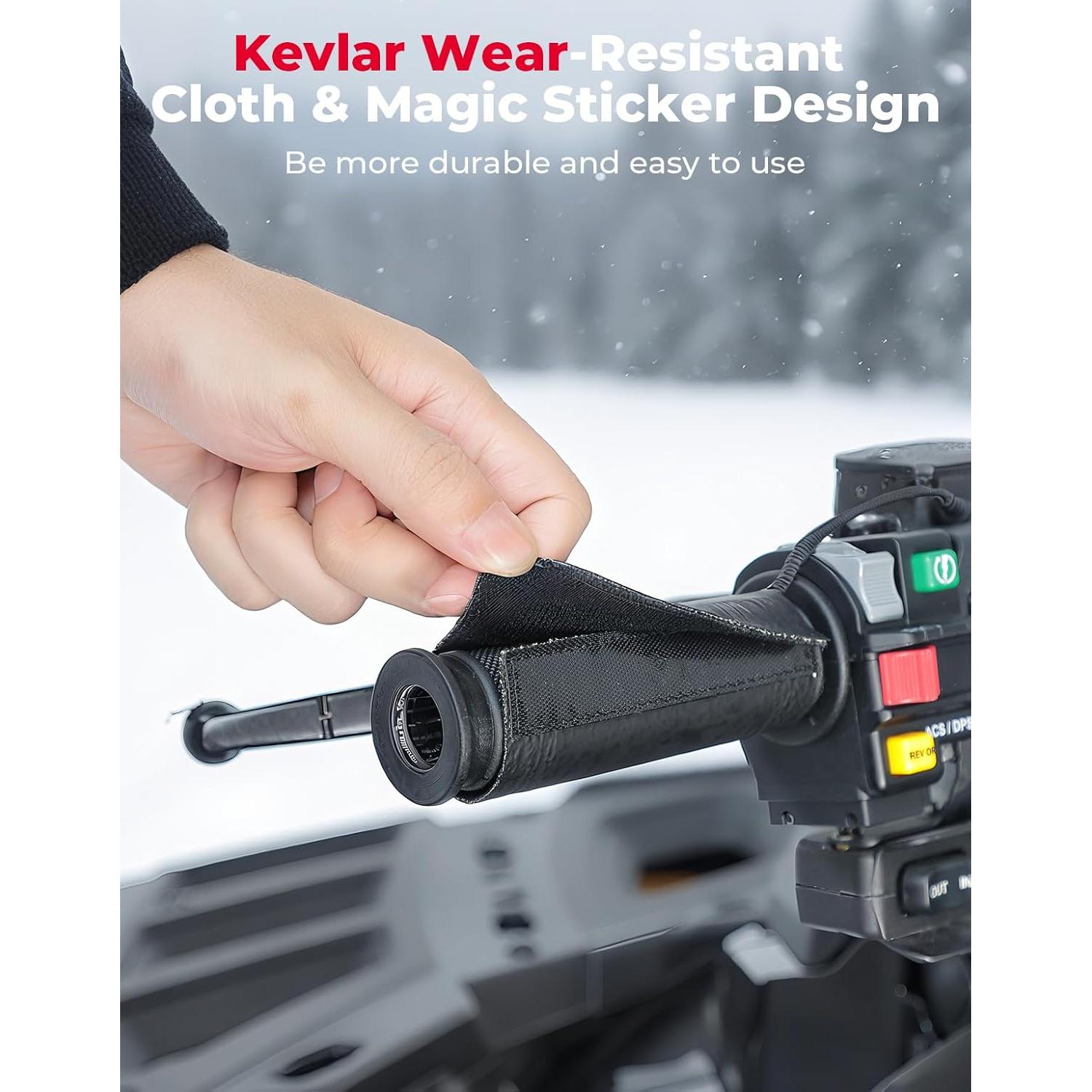 Agarraderas Calentadas KEMIMOTO ATV USB 6 Niveles IP67