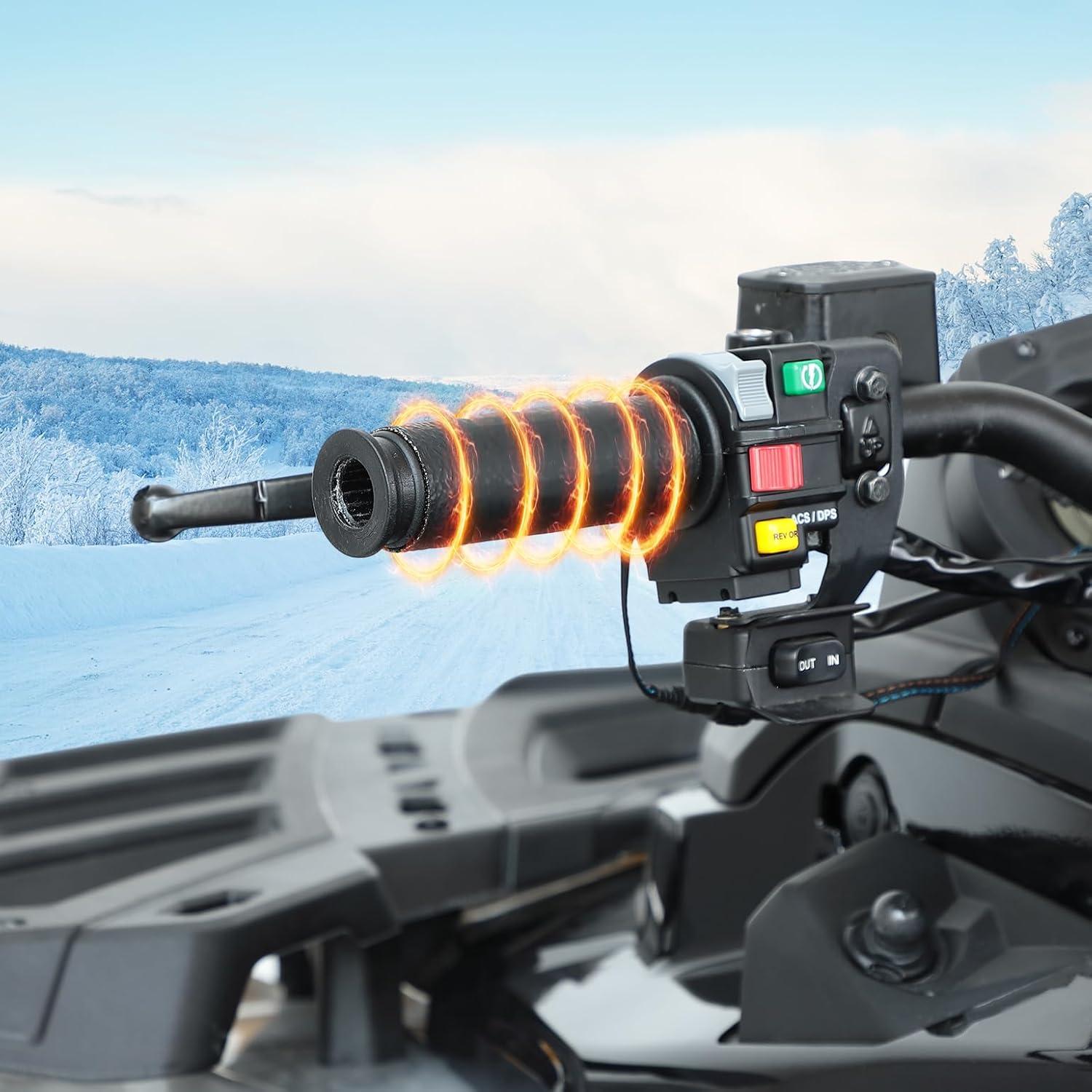 Agarraderas Calentadas KEMIMOTO ATV USB 6 Niveles IP67