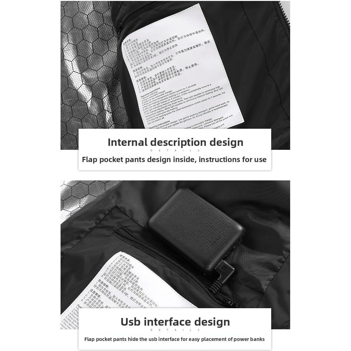 Sudadera Calentada Earneo X-Large para Hombres y Mujeres