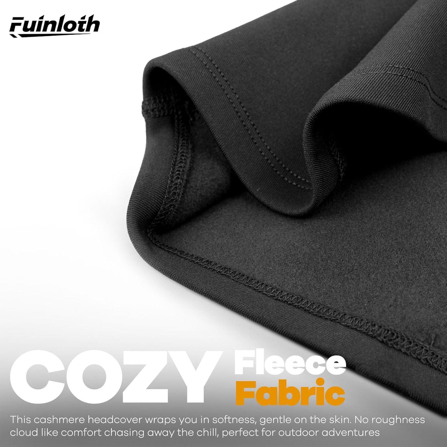 Balaclava Fuinloth Térmica Resistente al Frío y Viento - Negro