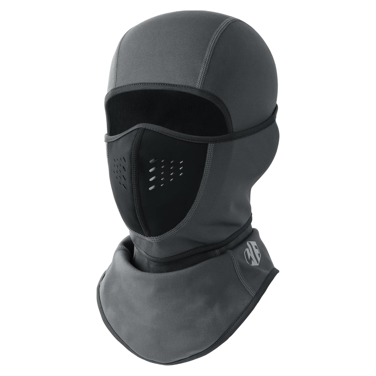 Pasamontañas WTACTFUL Térmico a Prueba de Viento Gris