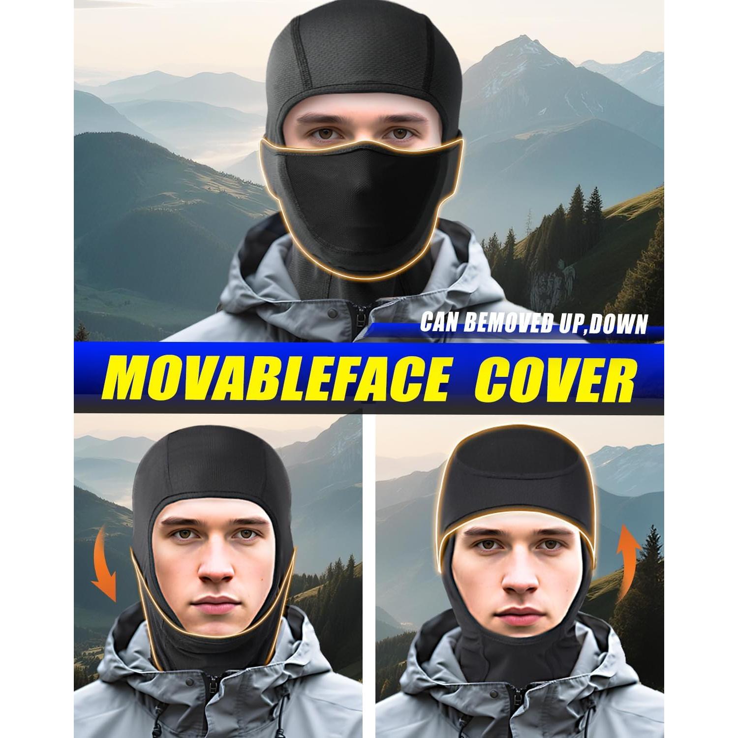 Máscara Balaclava Unisex para Esquí y Motocicleta - A Prueba de Viento y Polvo