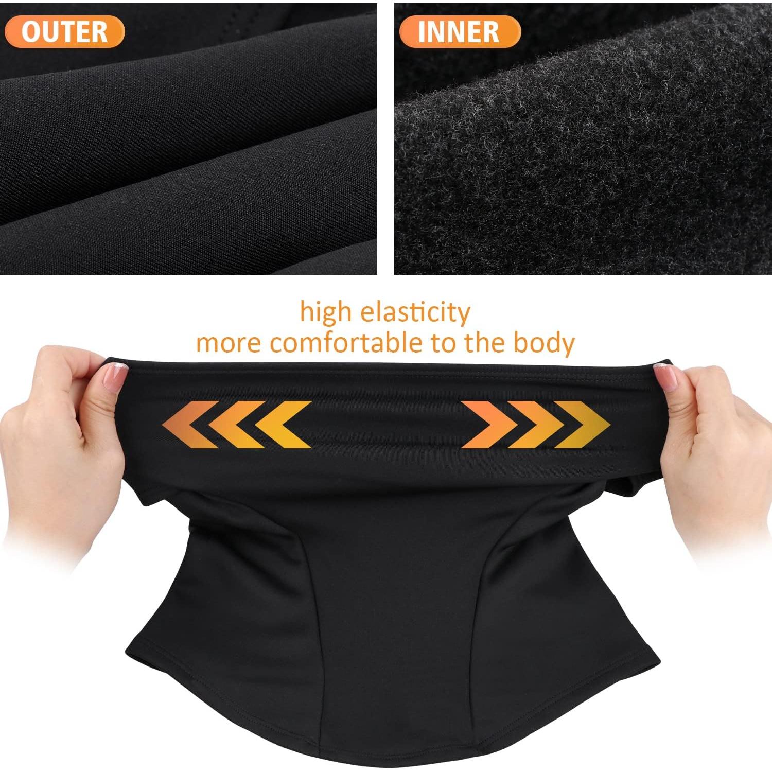 Pasamontañas KGC Térmico Invierno Unisex Negro para Esquiar