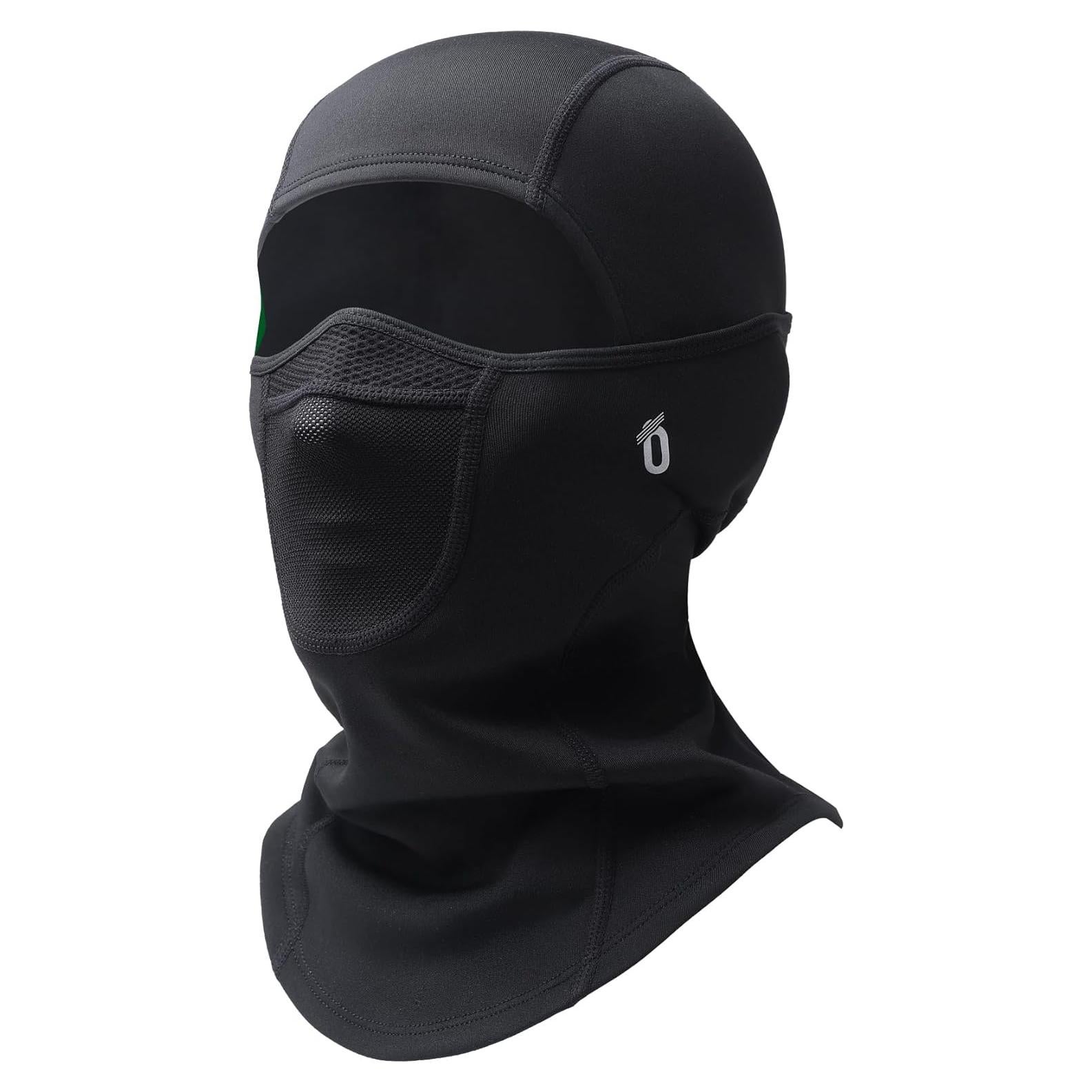 Pasamontañas de Esquí Polar Negro Talla Única Transpirable