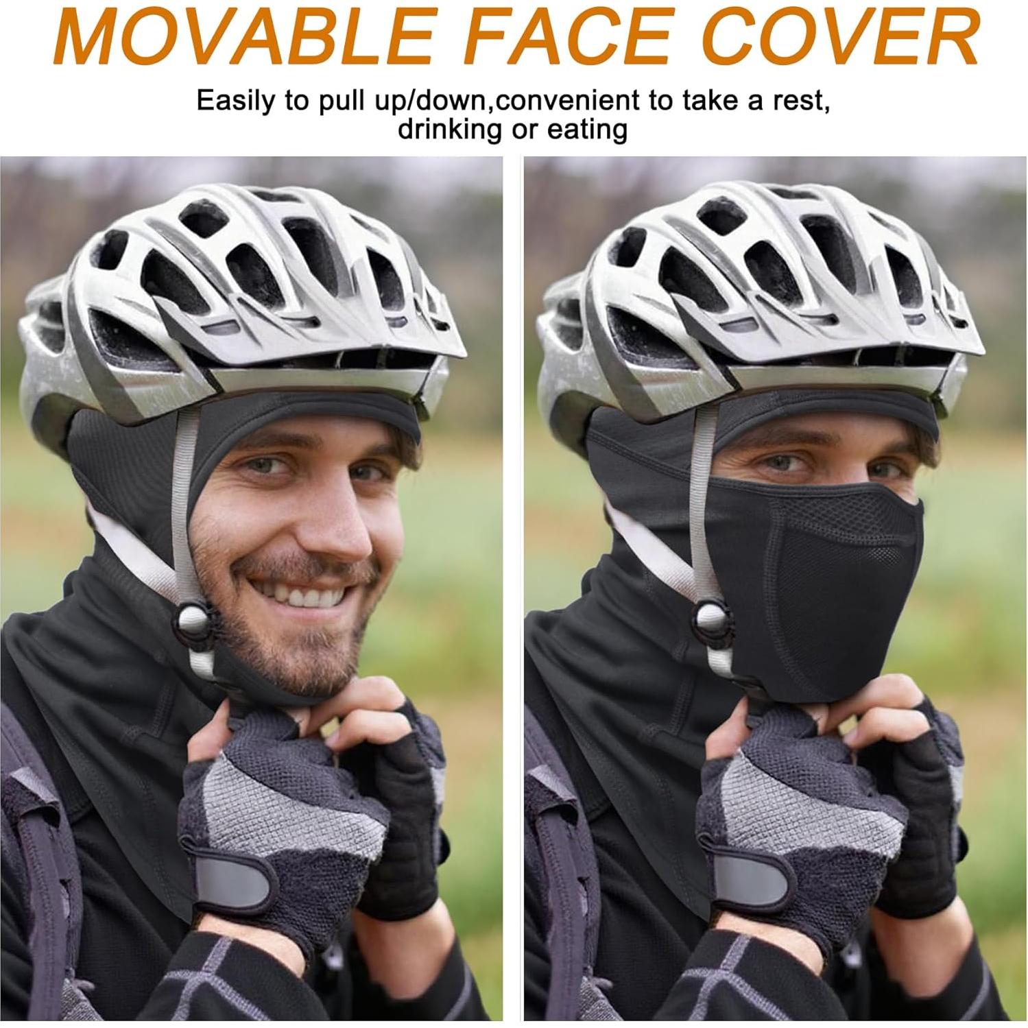 Pasamontañas de Esquí Polar Negro Talla Única Transpirable