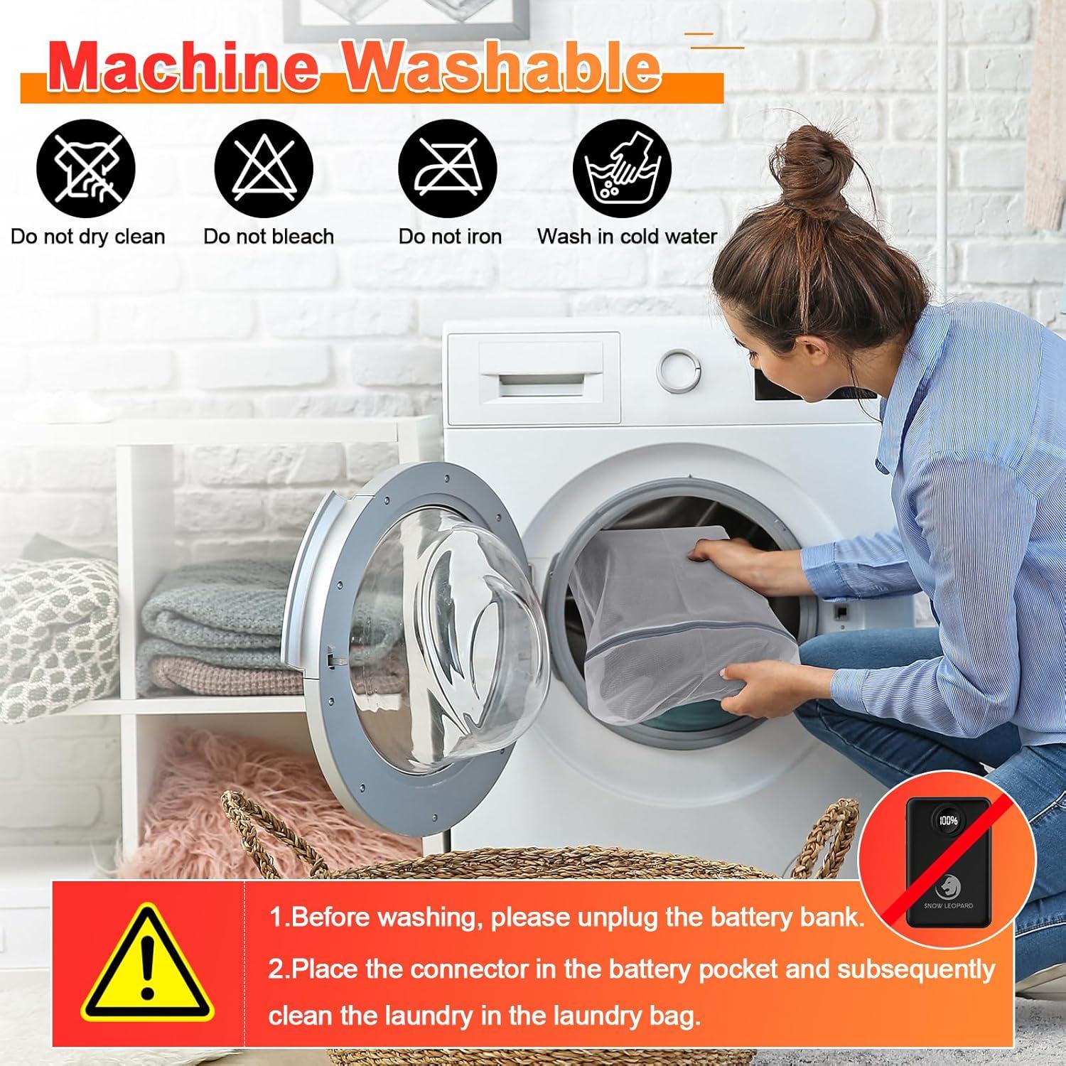 Chaleco Térmico DONGGUAN OPAQI para Hombre, Negro, 7.4V