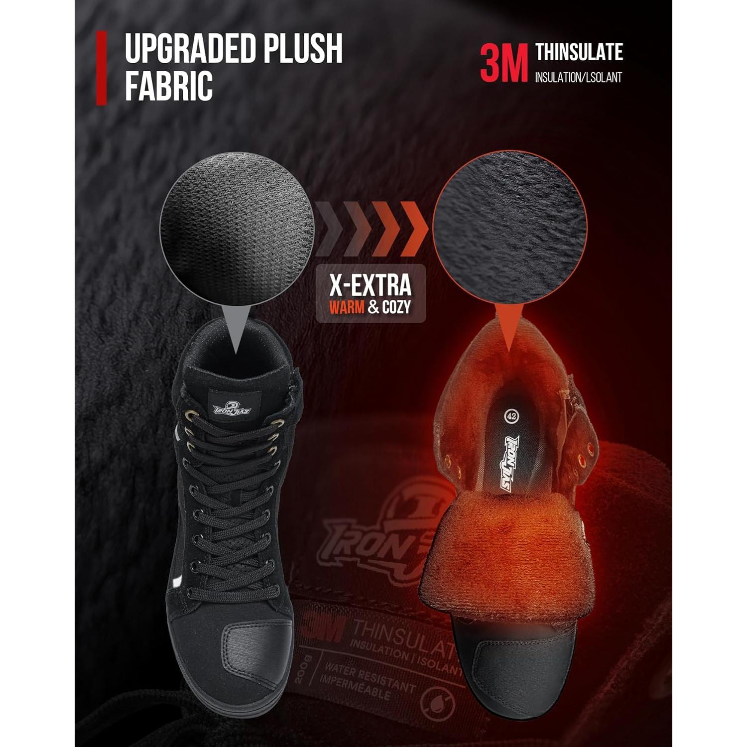 Botas de Invierno para Motocicleta BORLENI XZ002 - Antideslizantes