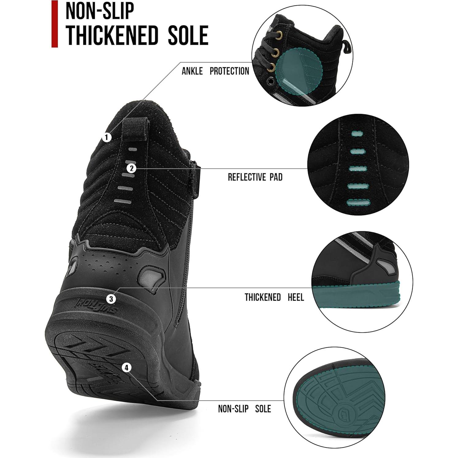 Botas de Invierno para Motocicleta BORLENI XZ002 - Antideslizantes