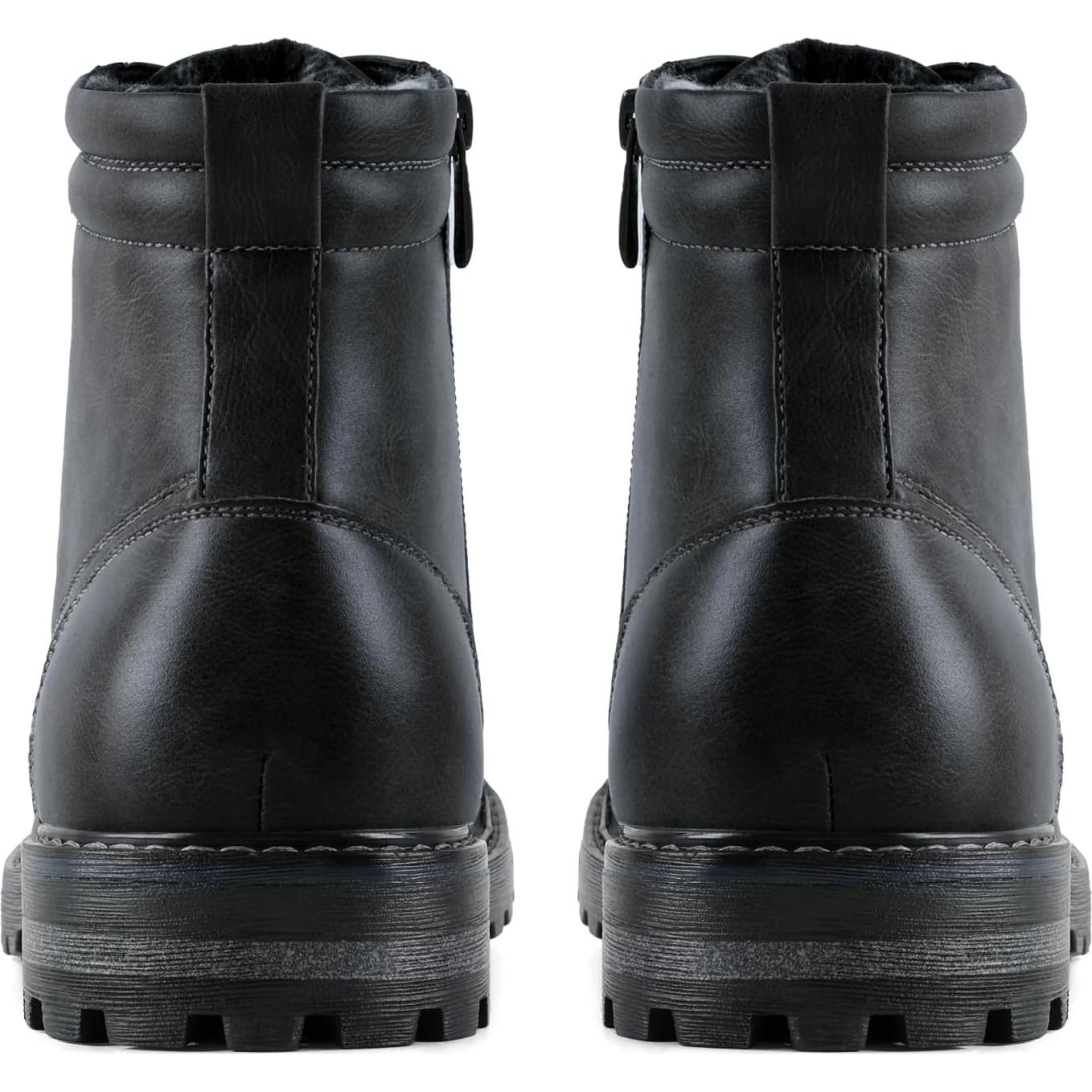 Botín de Motocicleta Bruno Marc para Hombre - Negro 45.5