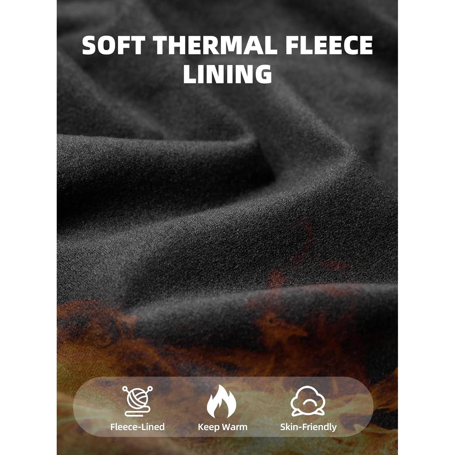 Camiseta Térmica de Manga Larga ROCKBROS para Hombre - Compresión, Forro Polar