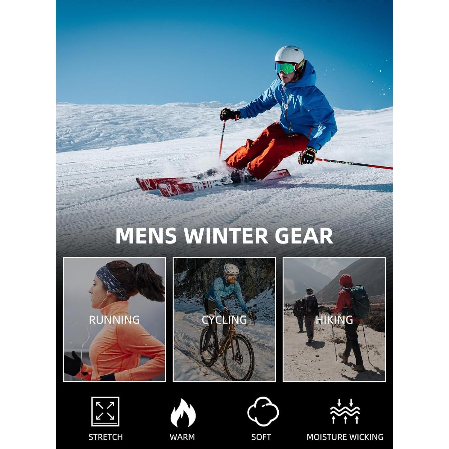 Camiseta Térmica de Manga Larga ROCKBROS para Hombre - Compresión, Forro Polar