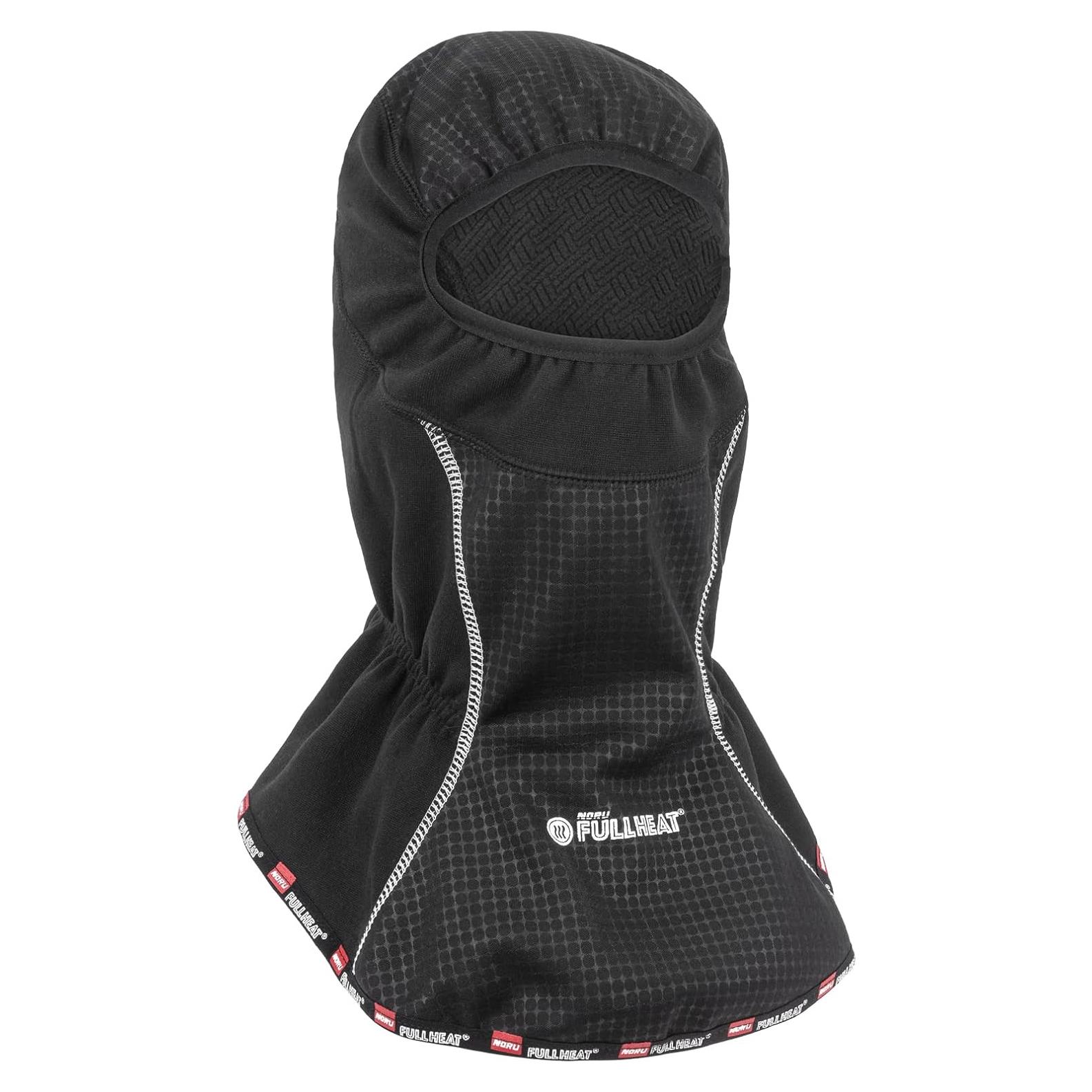 Capa Base de Calor NORU Balaclava Negra para Motocicleta