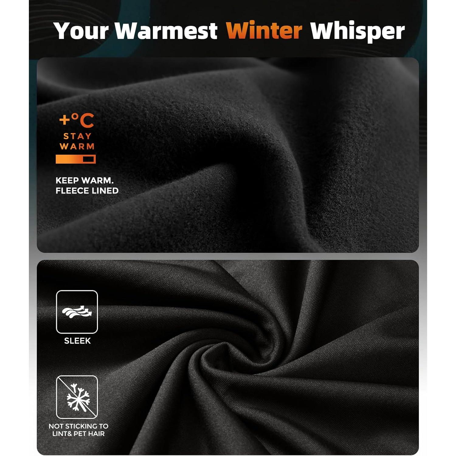 Conjunto Térmico de Ropa Interior para Hombre CL - Mediano, Negro