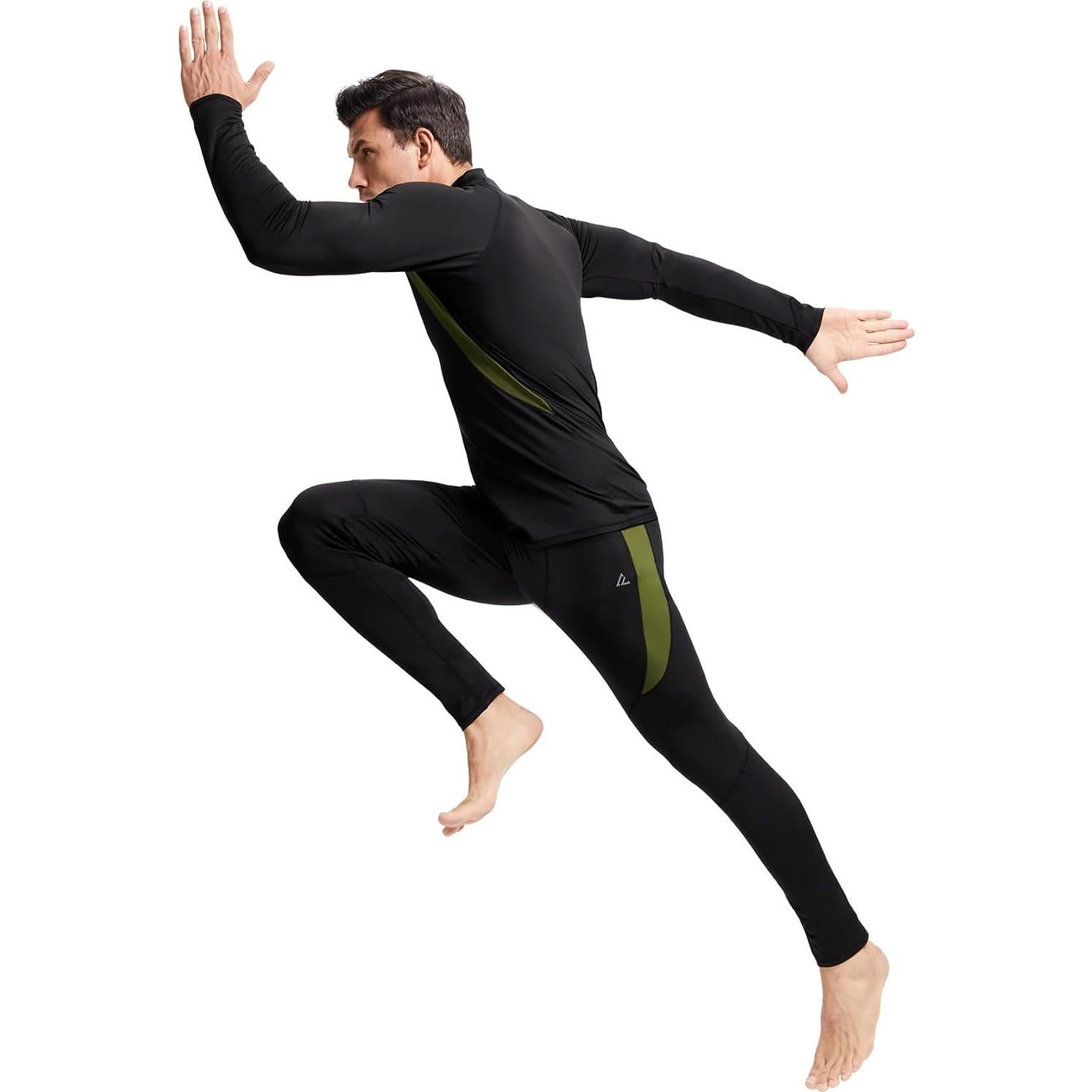 Conjunto Térmico de Ropa Interior para Hombre CL - Mediano, Negro