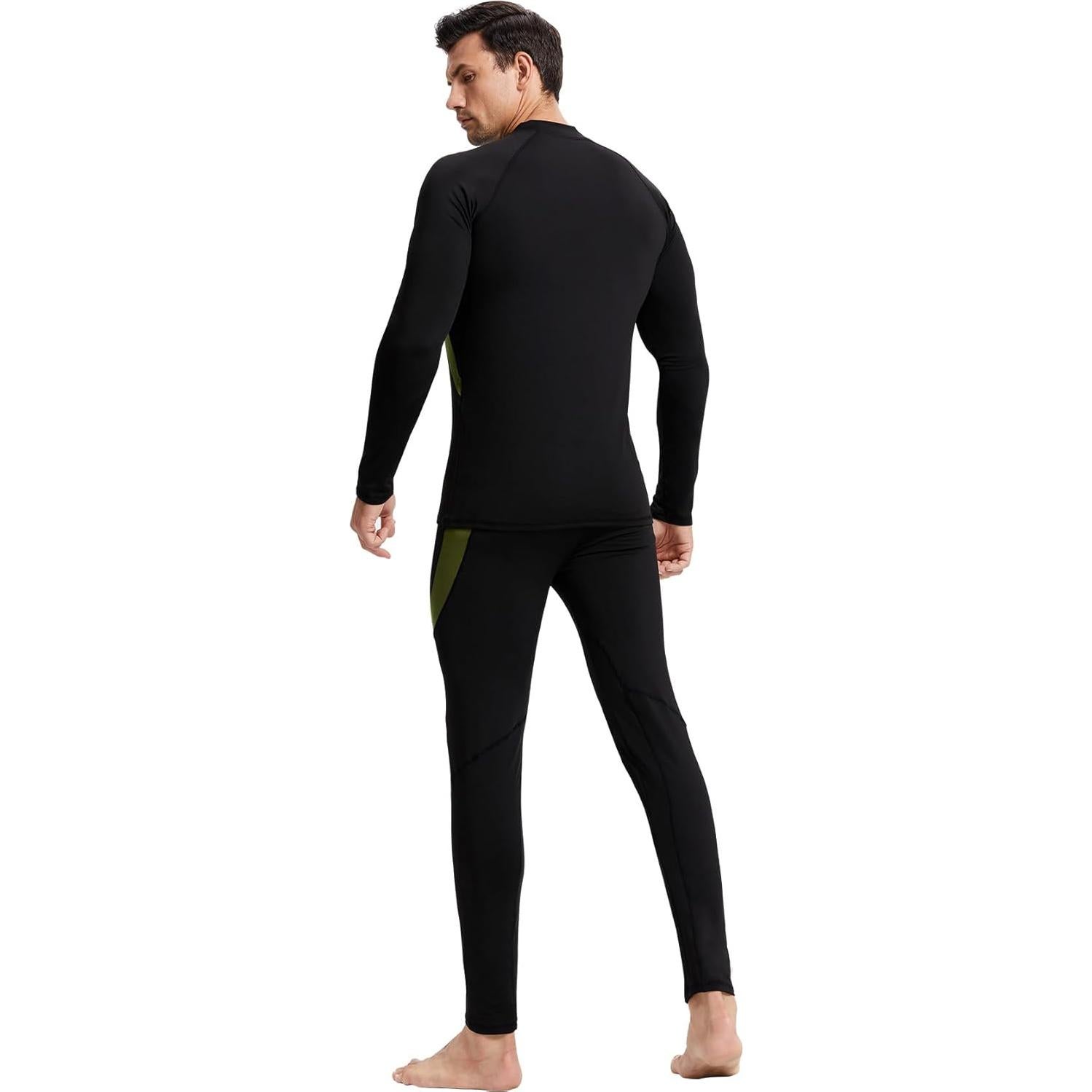 Conjunto Térmico de Ropa Interior para Hombre CL - Mediano, Negro