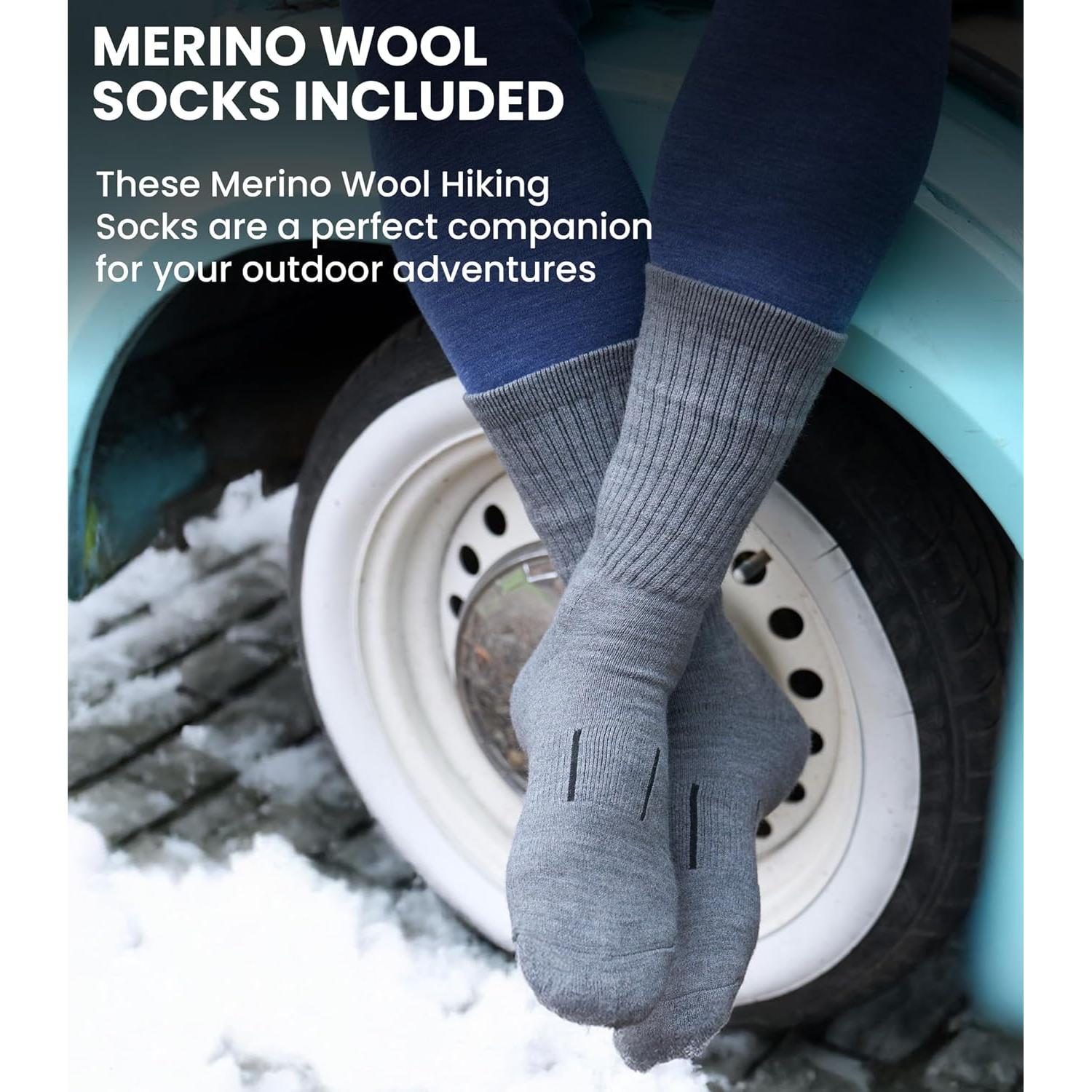 Capa Base de Lana Merino Merino.tech para Hombres - Manga Larga 250g/m²