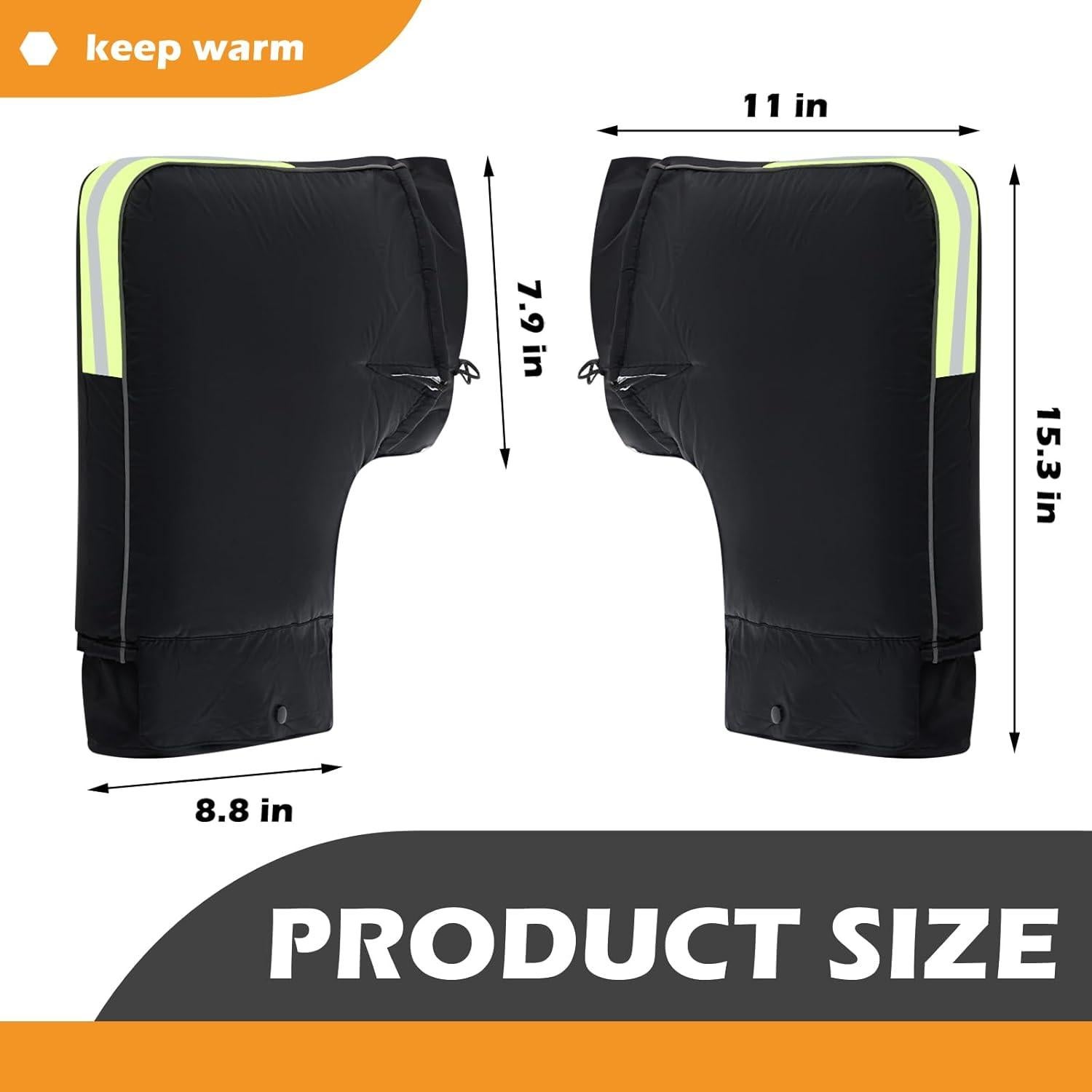 Guantes de Manillar para Motocicleta Hanaive - Impermeables y Calentadores