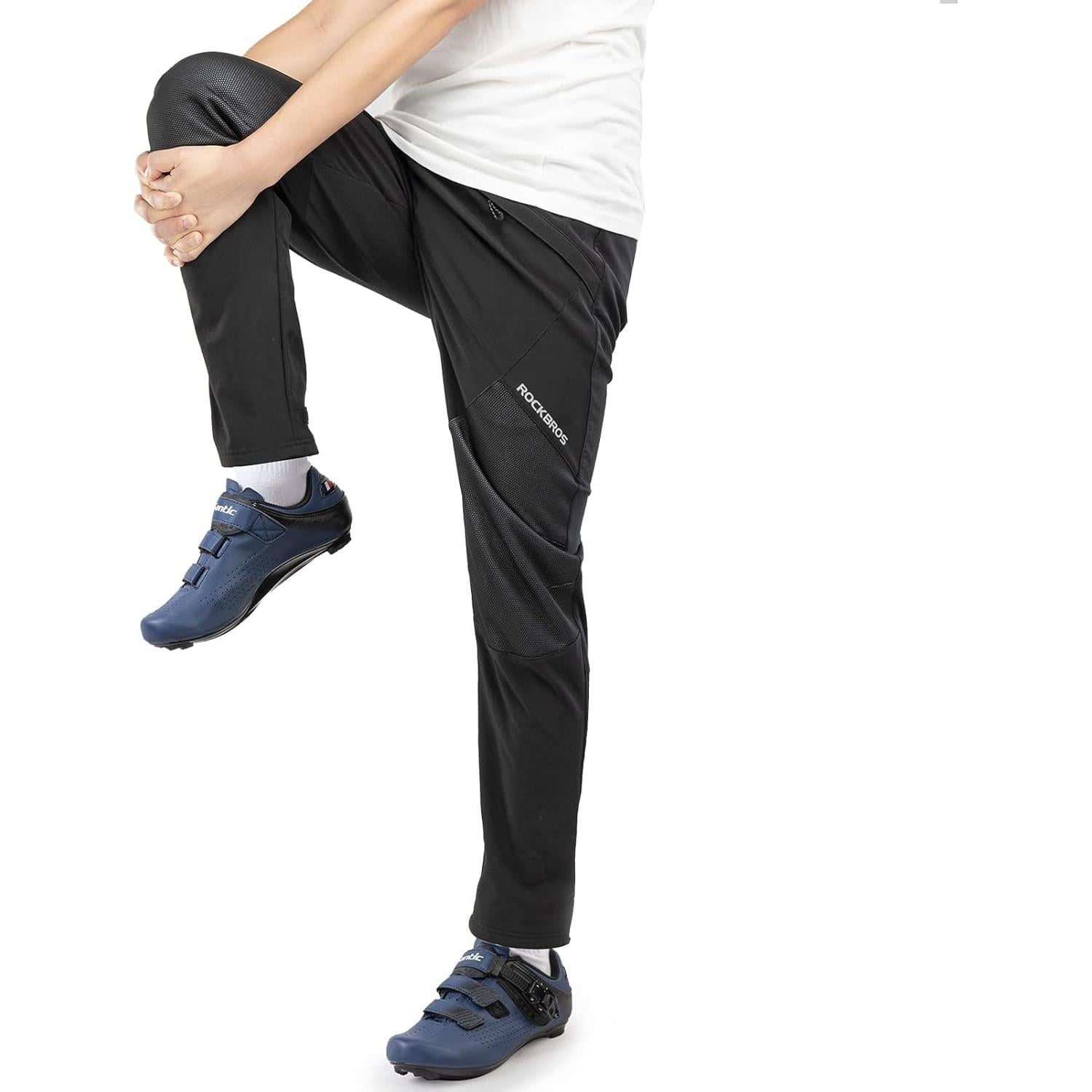 Pantalones de Ciclismo de Invierno ROCKBROS Térmicos y a Prueba de Viento