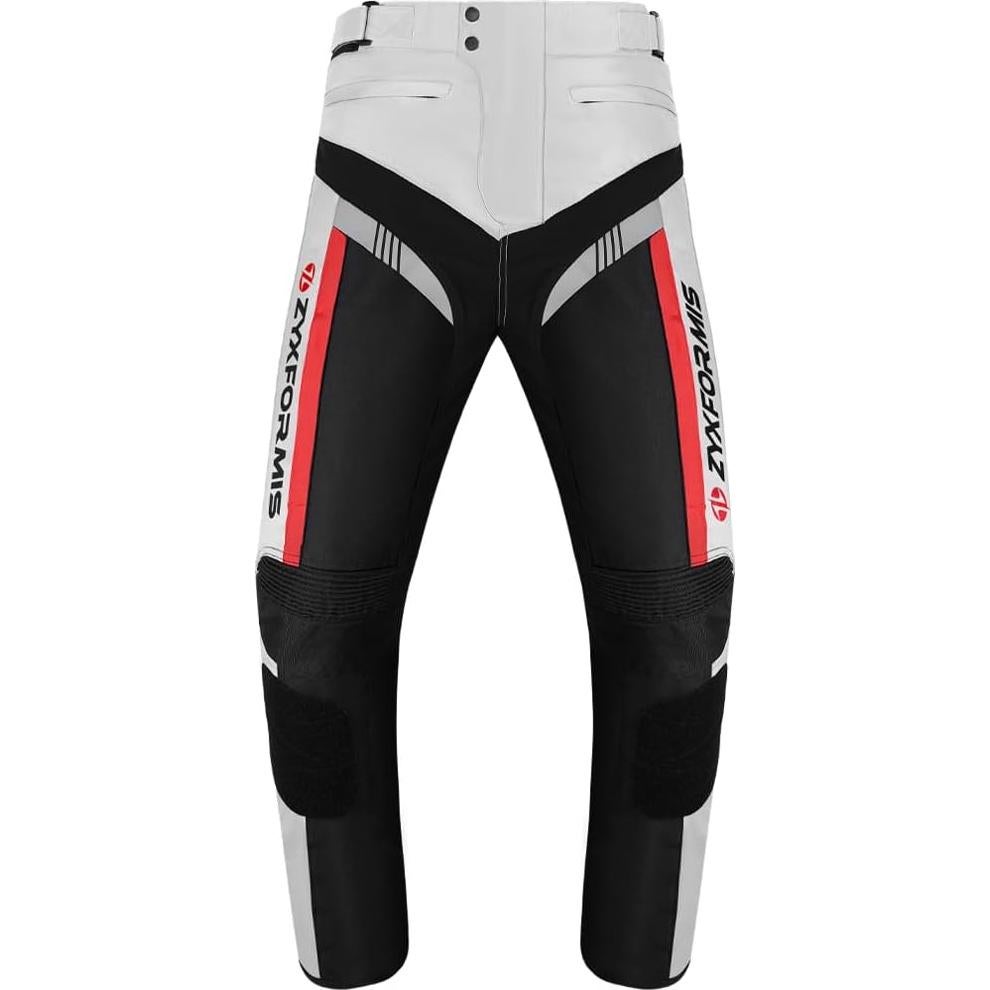 Pantalones de Motocicleta Zyxformis FBA-ZY6 Gris Grande