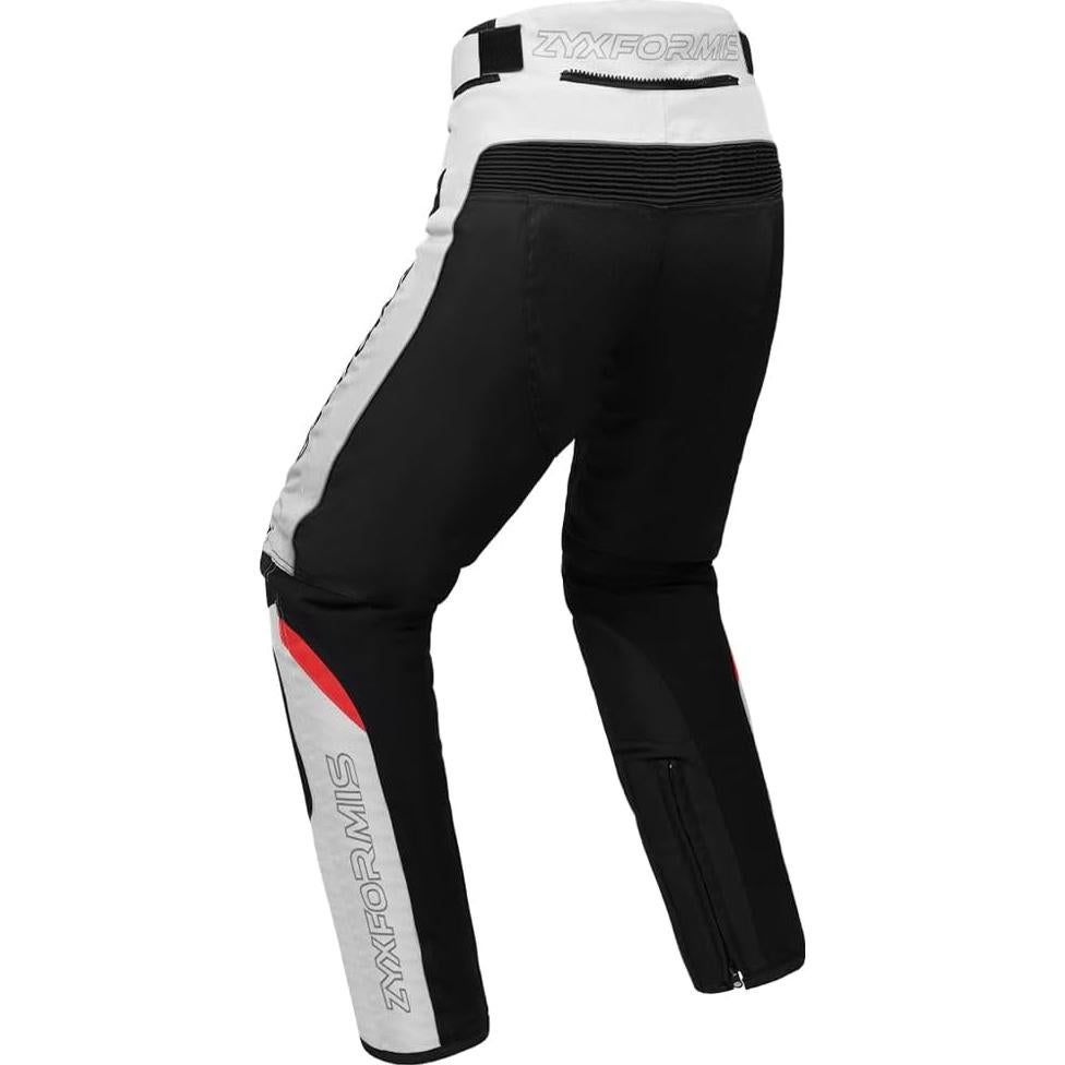 Pantalones de Motocicleta Zyxformis FBA-ZY6 Gris Grande