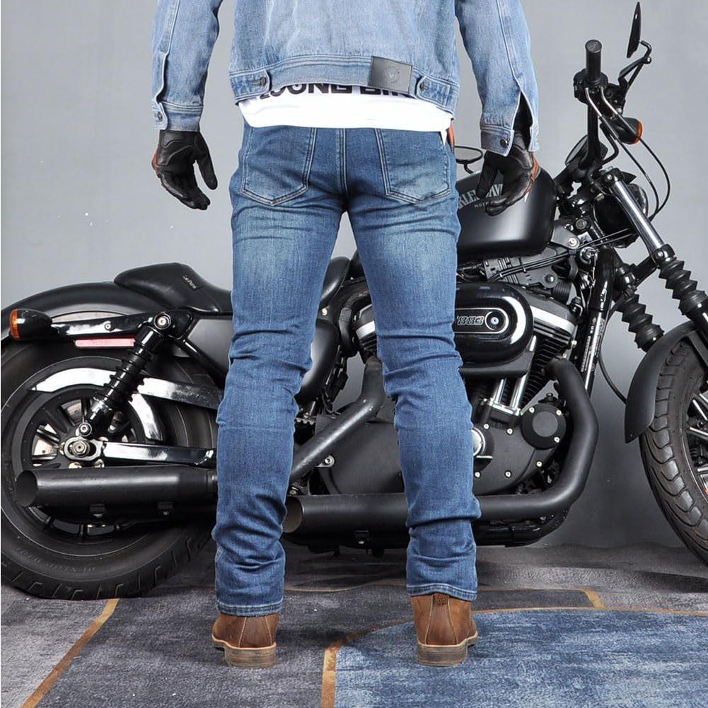 Pantalones de Motocicleta Jeans de Mezclilla con Almohadillas CE2