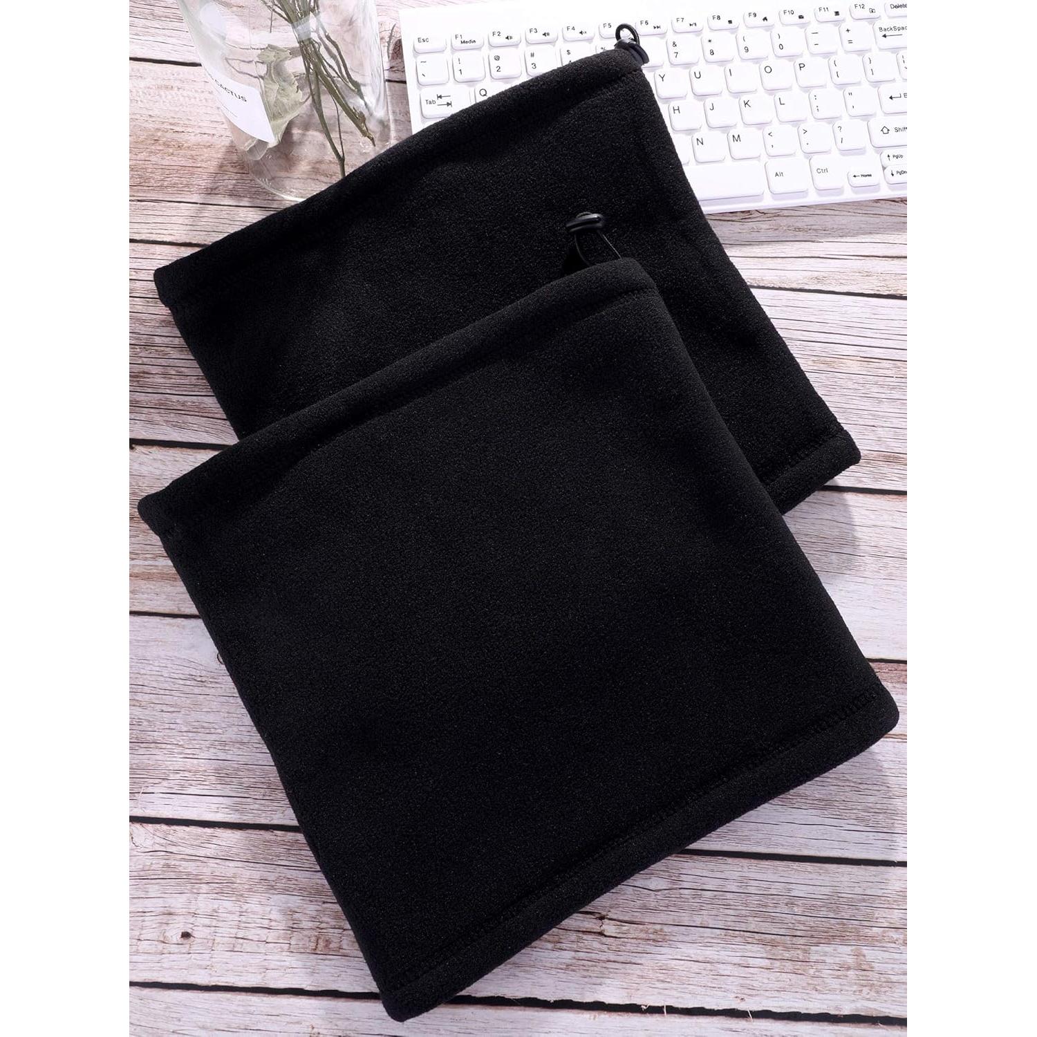 Calentador de Cuello Tatuo para Invierno - Forro Polar, Negro