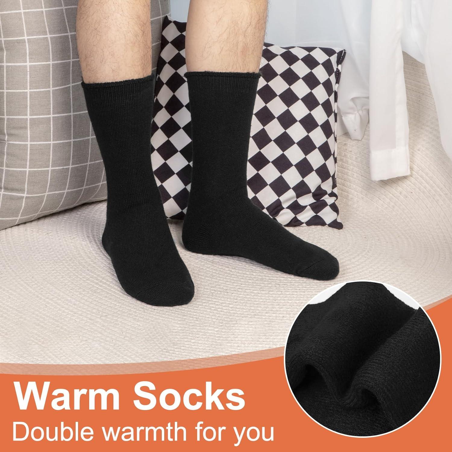 Calcetines Térmicos para Hombres Loritta - 2 Pares Negros