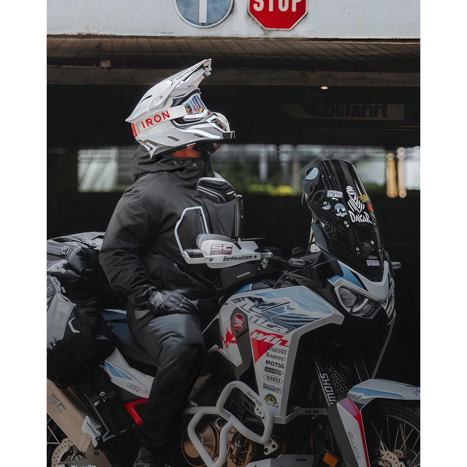 Traje de Lluvia RIDEIRON para Motocicleta Impermeable 15000mm