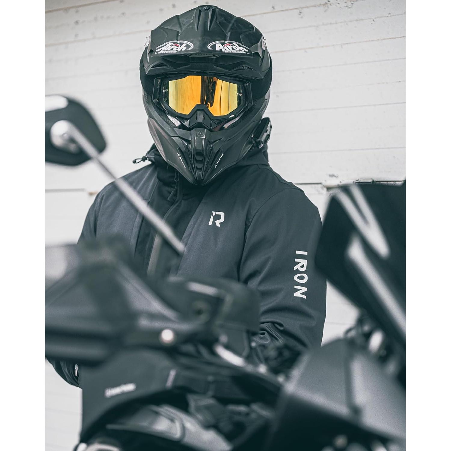 Chaqueta de Motocicleta IRON JIA'S CE con Forro Removible XL