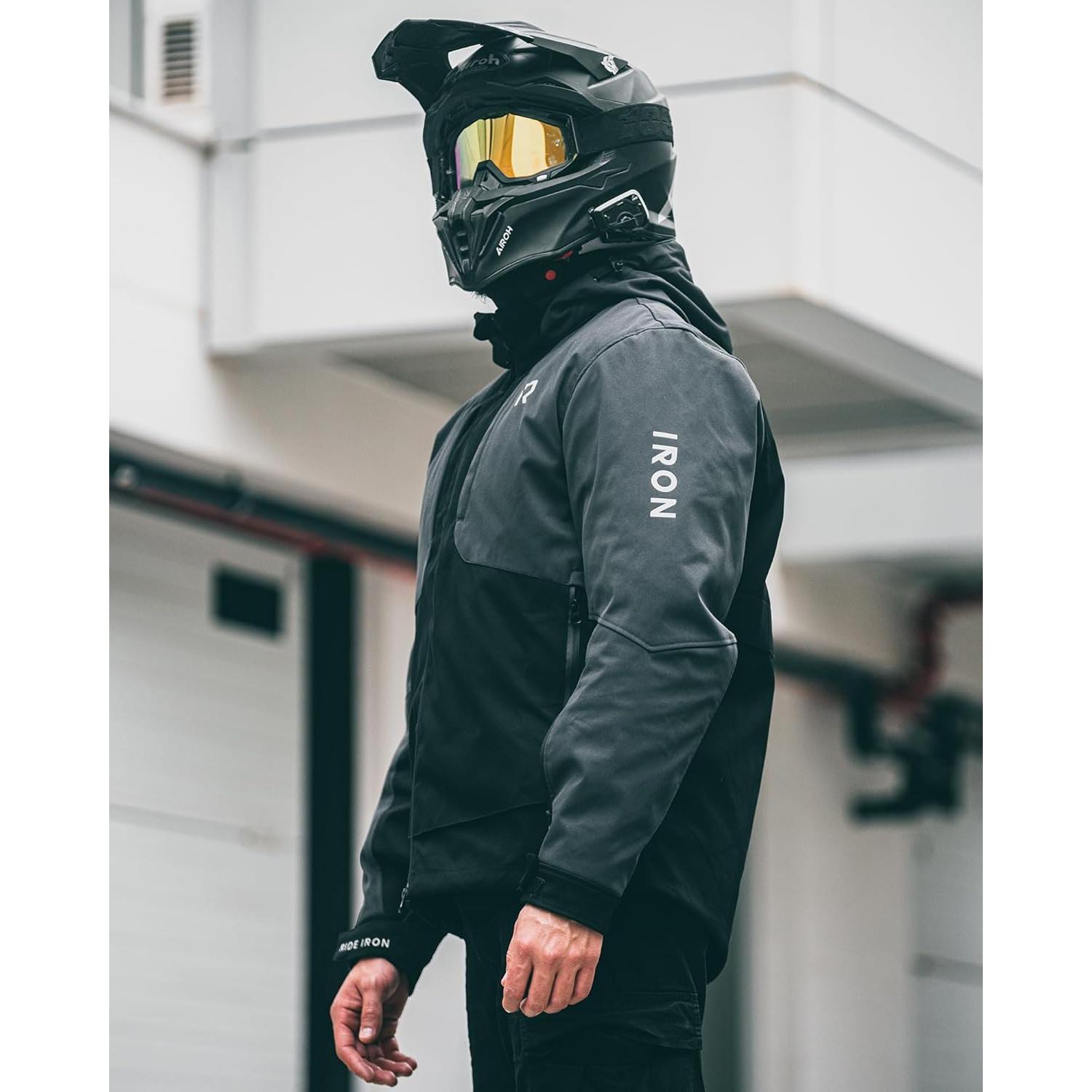 Chaqueta de Motocicleta IRON JIA'S CE con Forro Removible XL