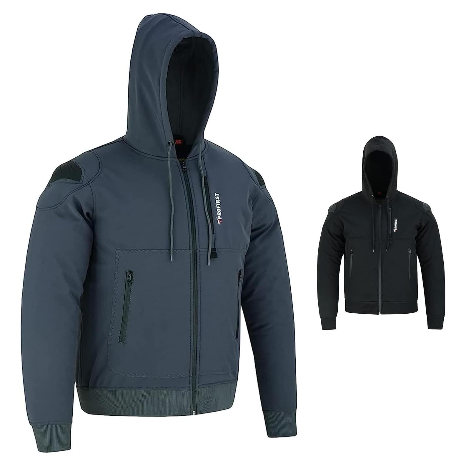 Sudadera con Capucha de Motocicleta Profirst CE X-Large Gris