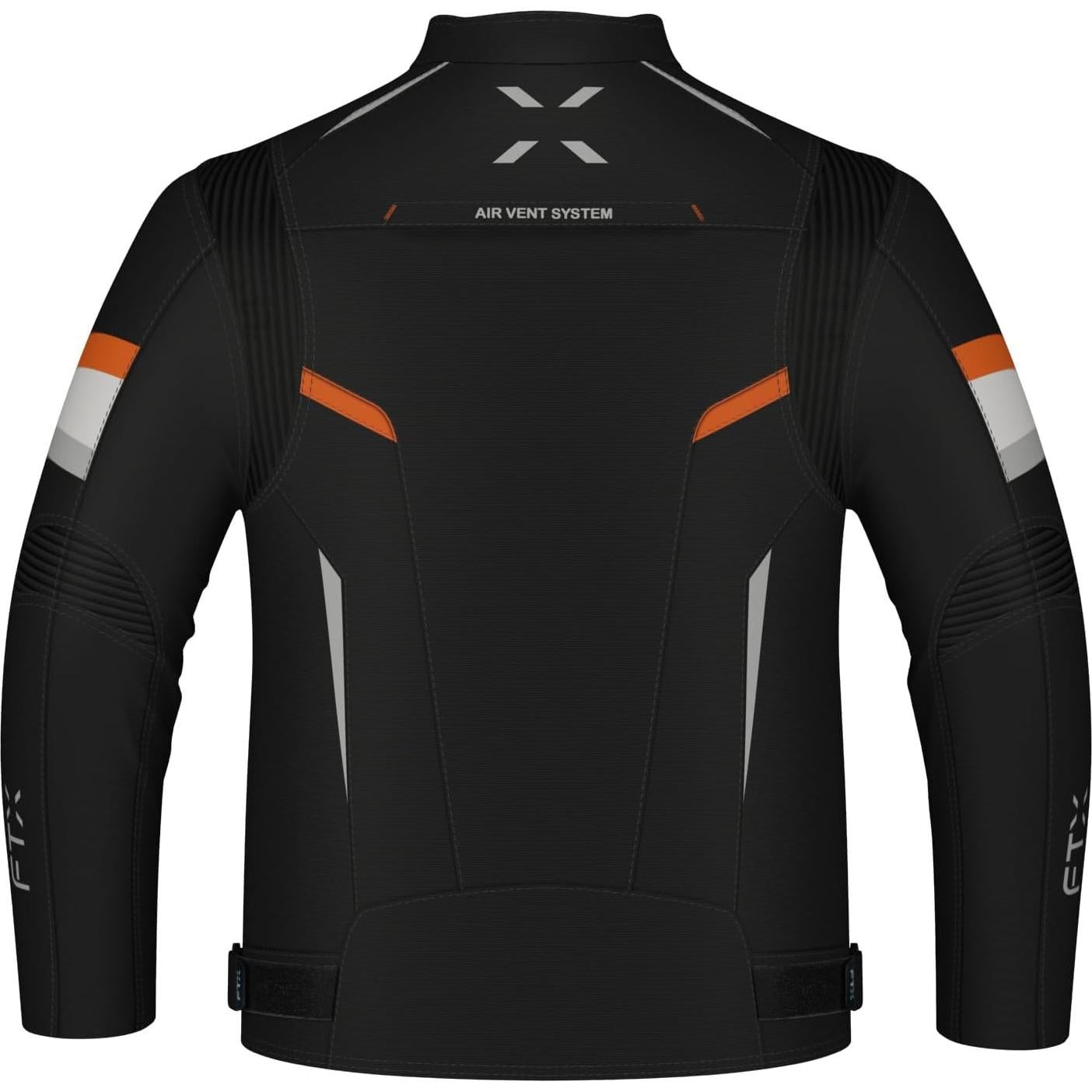 Chaqueta de Motocicleta FTX para Hombres, Acolchada y Ajustable