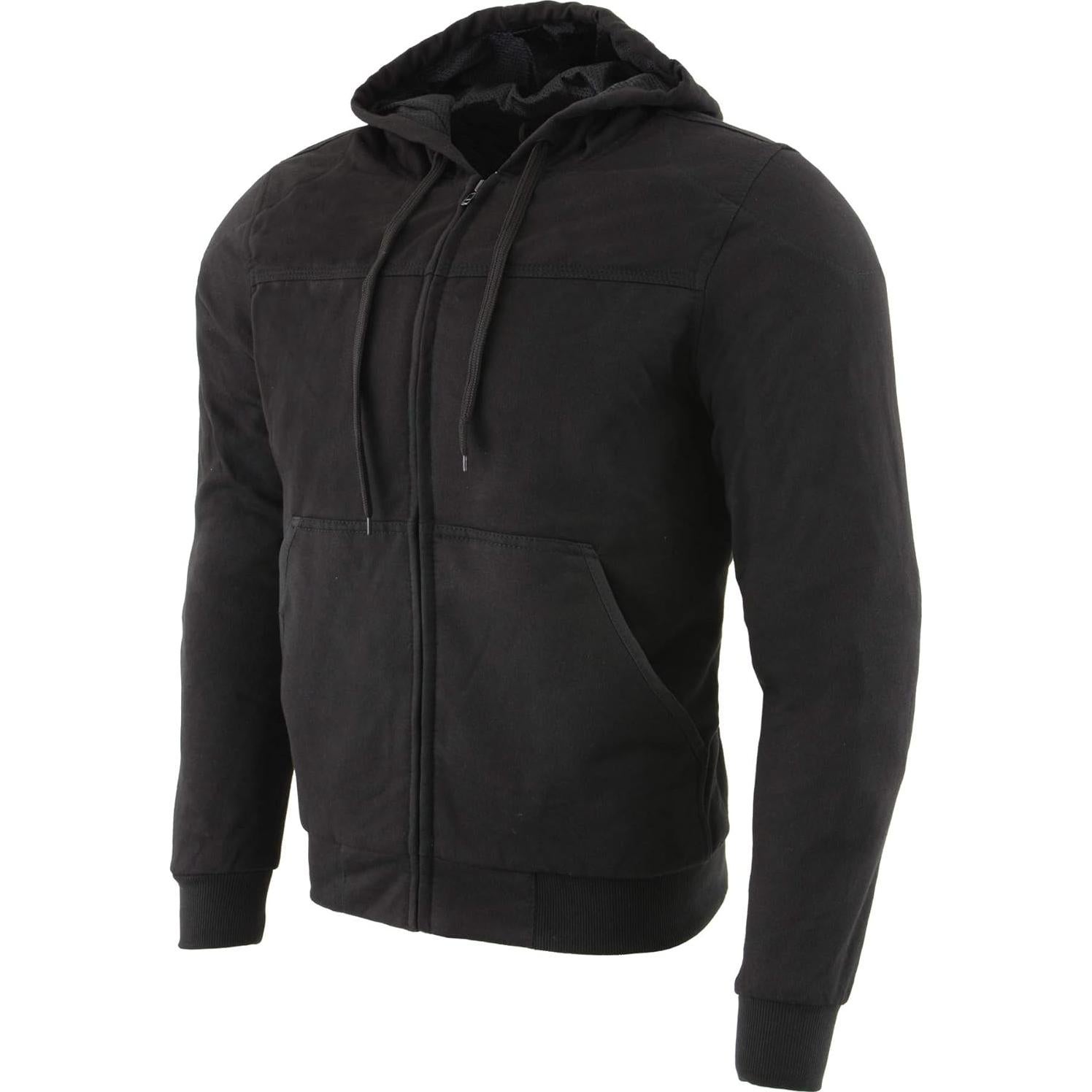 Sudadera con Capucha Milwaukee Leather MPM1788 Negra CE Hombre