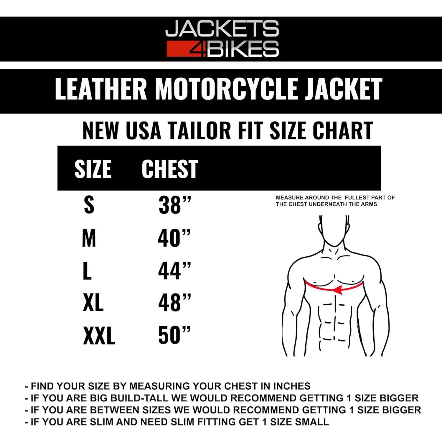 Chaqueta de Moto Jackets 4 Bikes Mljp1008 Negro XL Cuero Premium