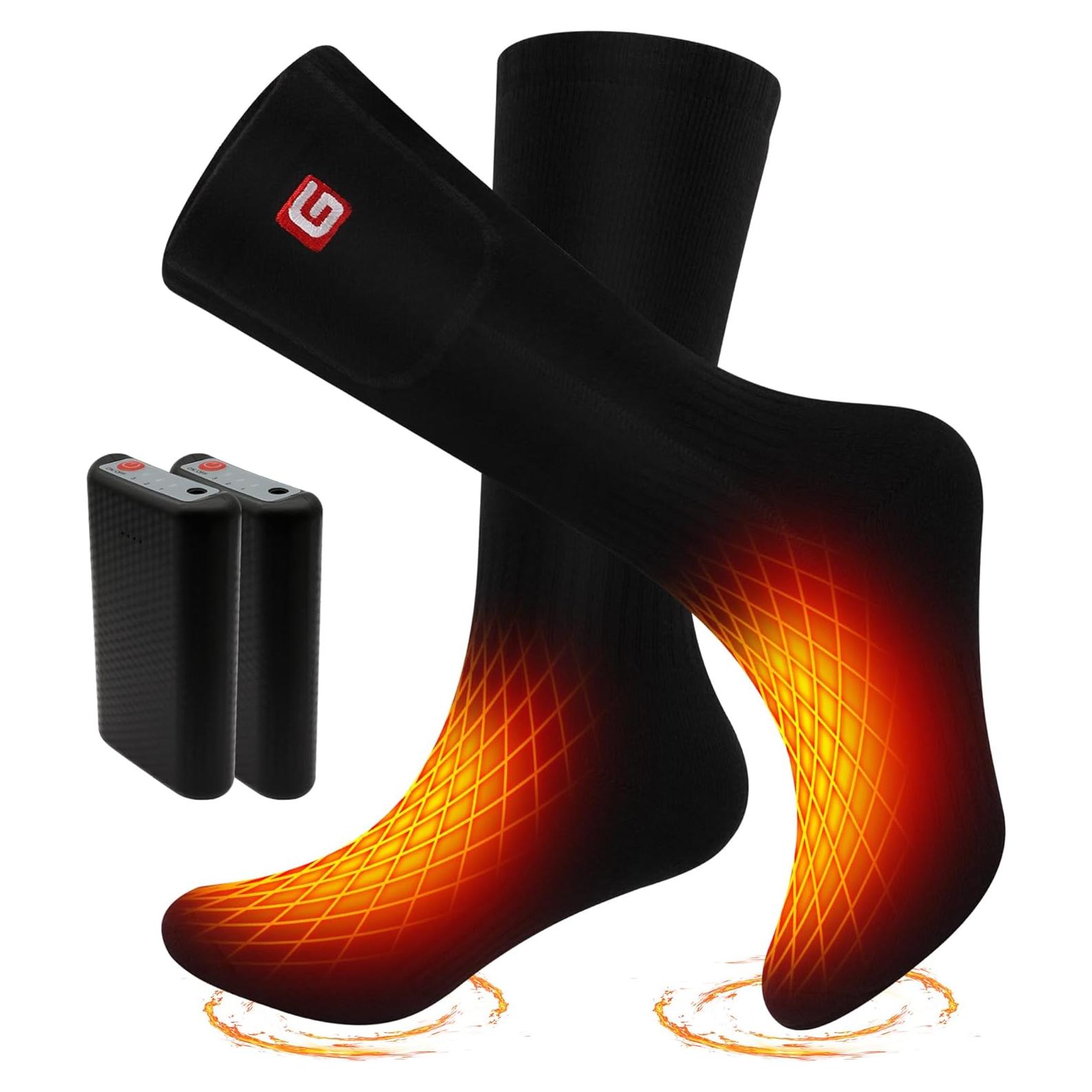 Calcetines Calentados CODSOK 3.7V 4000mAh Unisex Negros