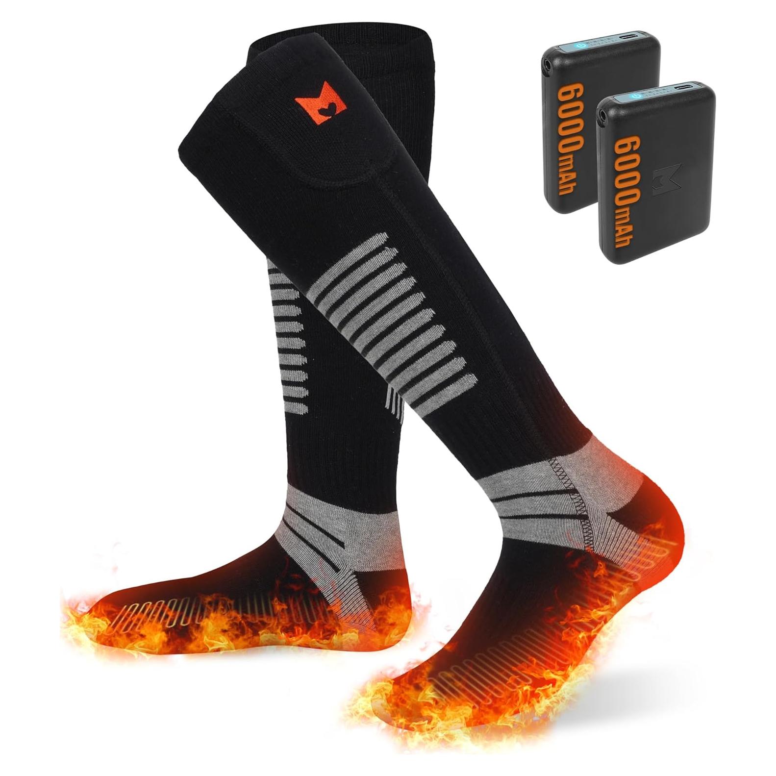 Calcetines Calentados PEKWZIZ MZ-2502 5V 6000mAh Unisex
