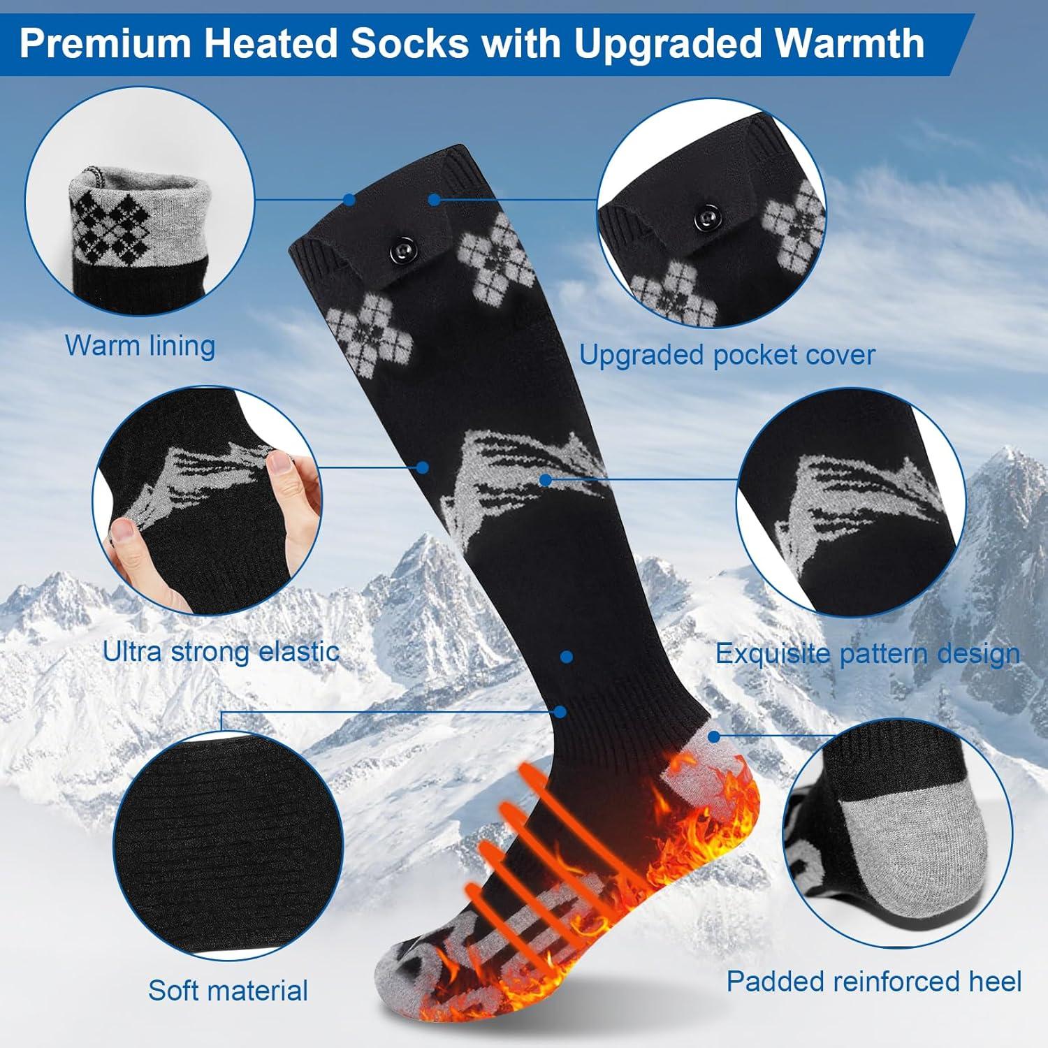 Calcetines Calentados Julysky SK-02 Unisex 5000mAh 4 Niveles