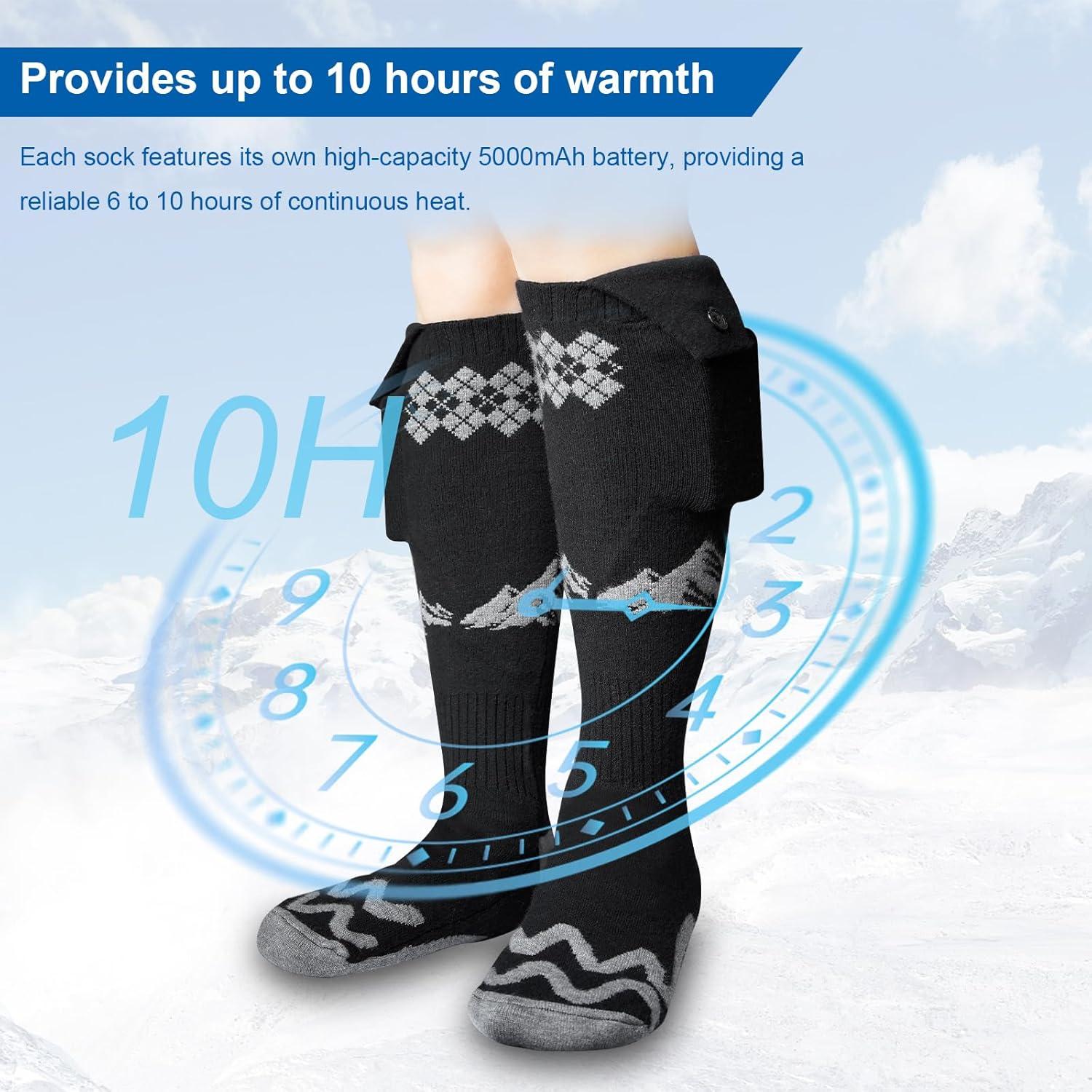 Calcetines Calentados Julysky SK-02 Unisex 5000mAh 4 Niveles