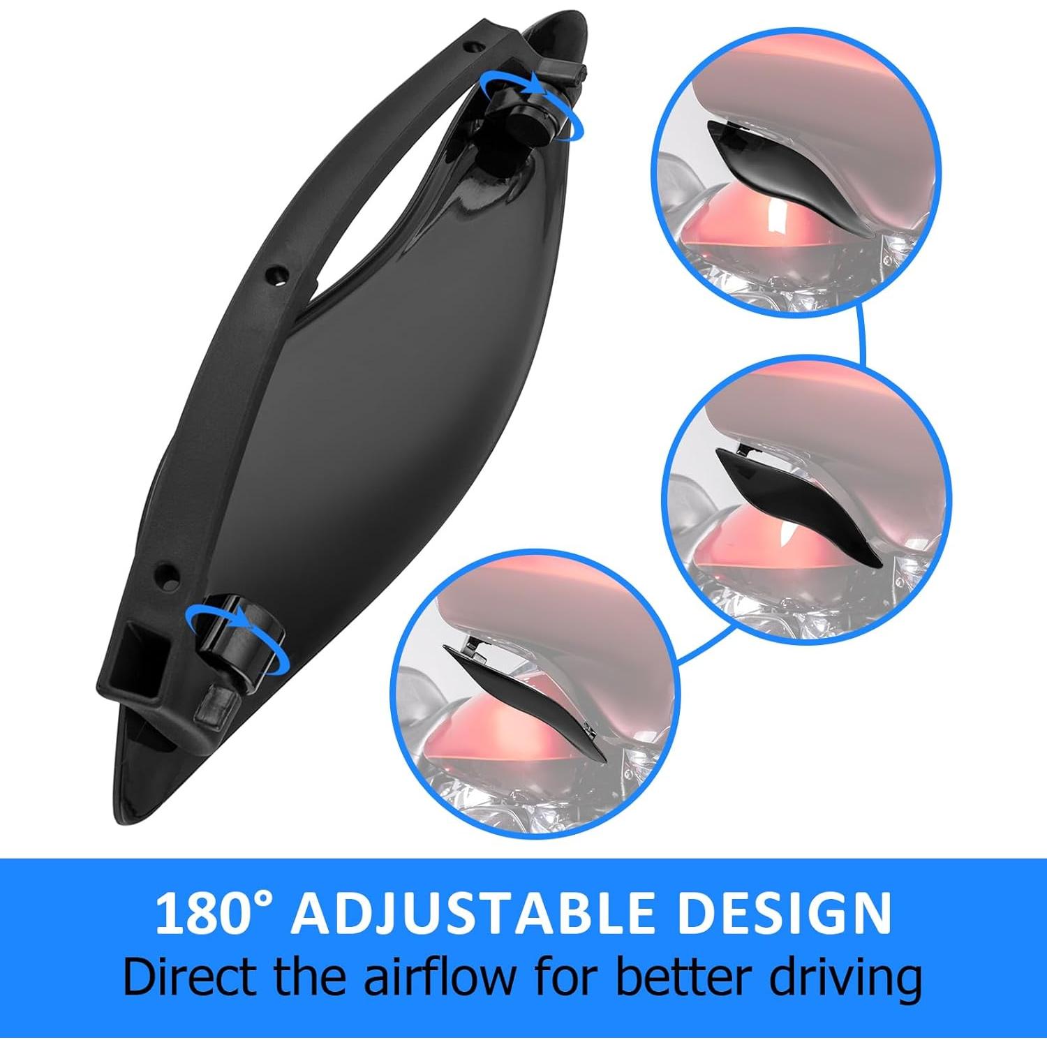 Deflectores de aire laterales ajustables Wsays para Harley 2014-2023