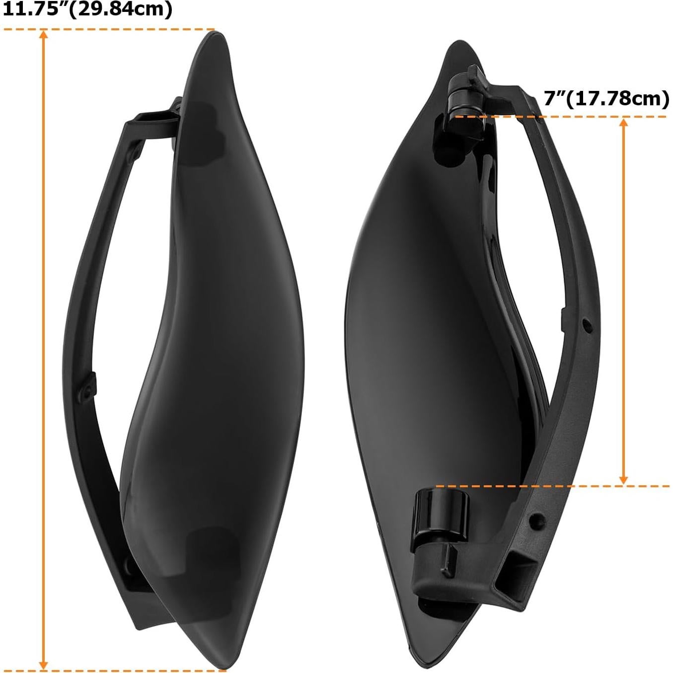 Deflectores de aire laterales ajustables Wsays para Harley 2014-2023