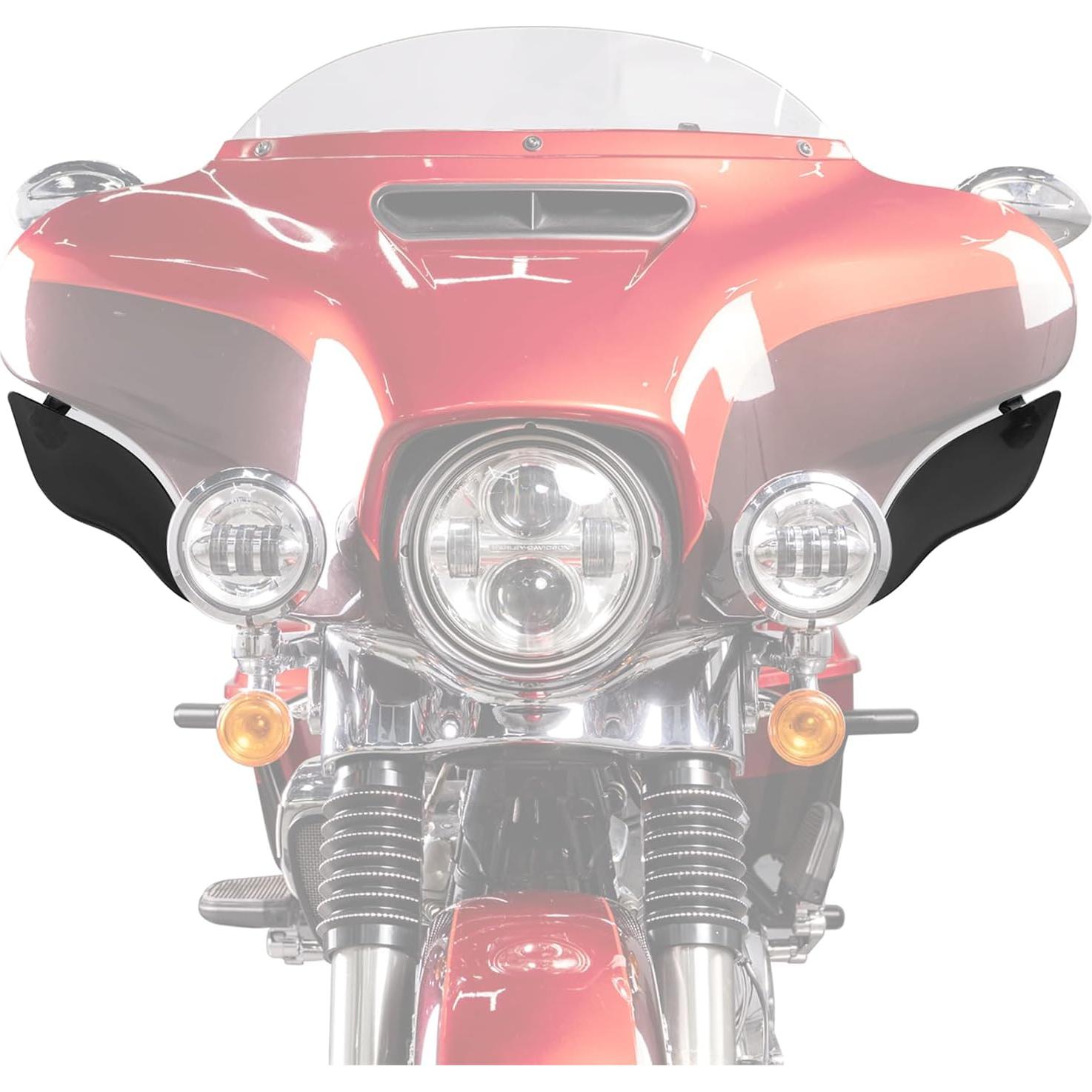 Deflectores de aire laterales ajustables Wsays para Harley 2014-2023