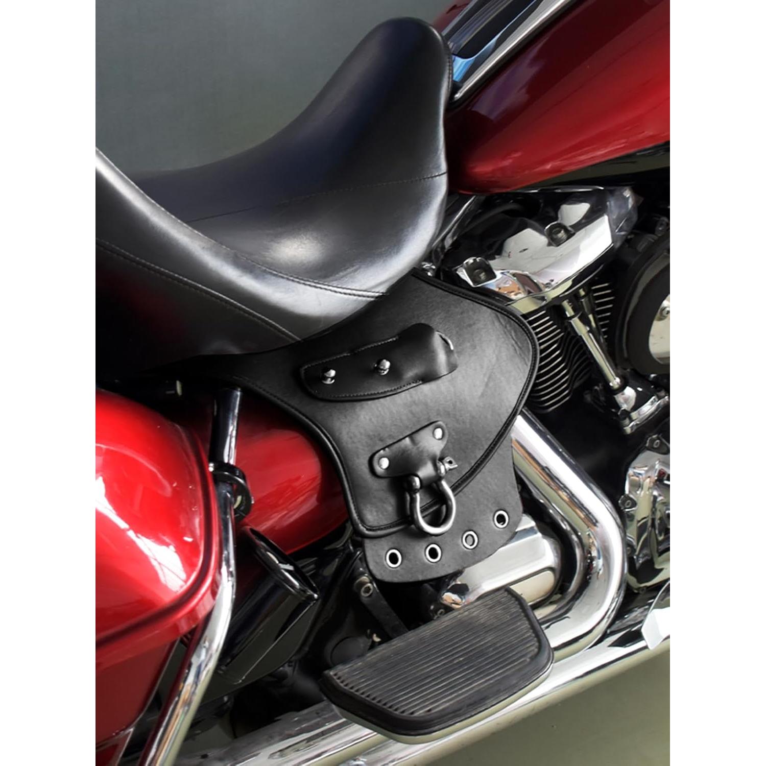 Deflectores de Calor para Silla Universal Motosikleta Cuero Negro