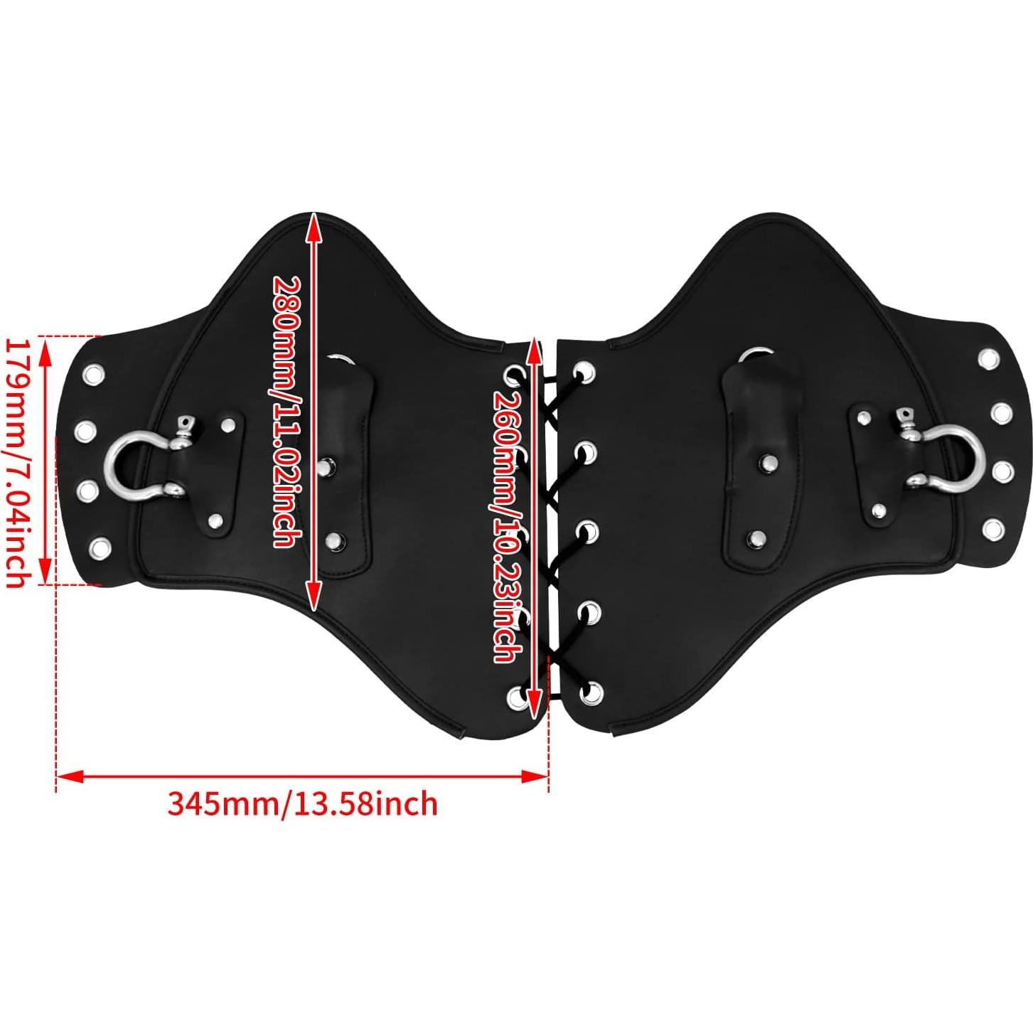 Deflectores de Calor para Silla Universal Motosikleta Cuero Negro