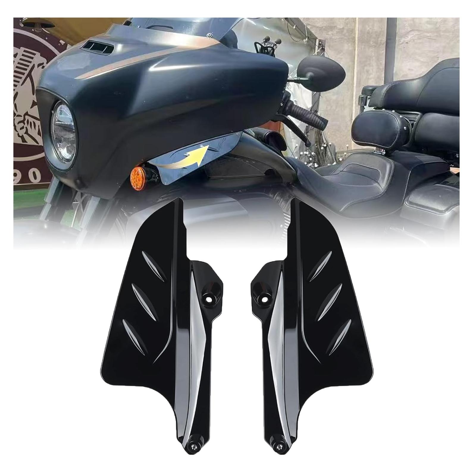 Deflectores de aire FWXEOZ para Indian Chieftain 2019-2024 Negro