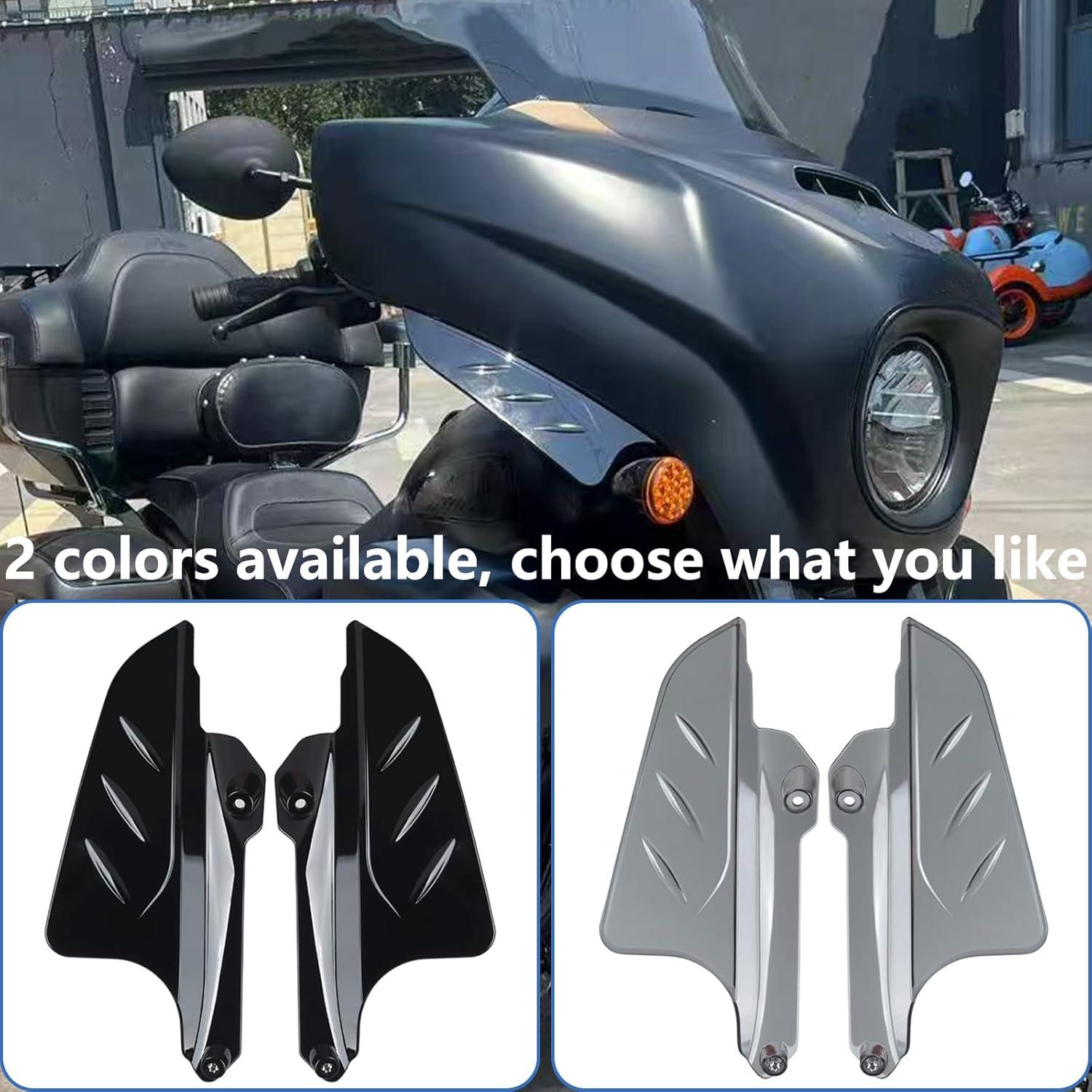 Deflectores de aire FWXEOZ para Indian Chieftain 2019-2024 Negro