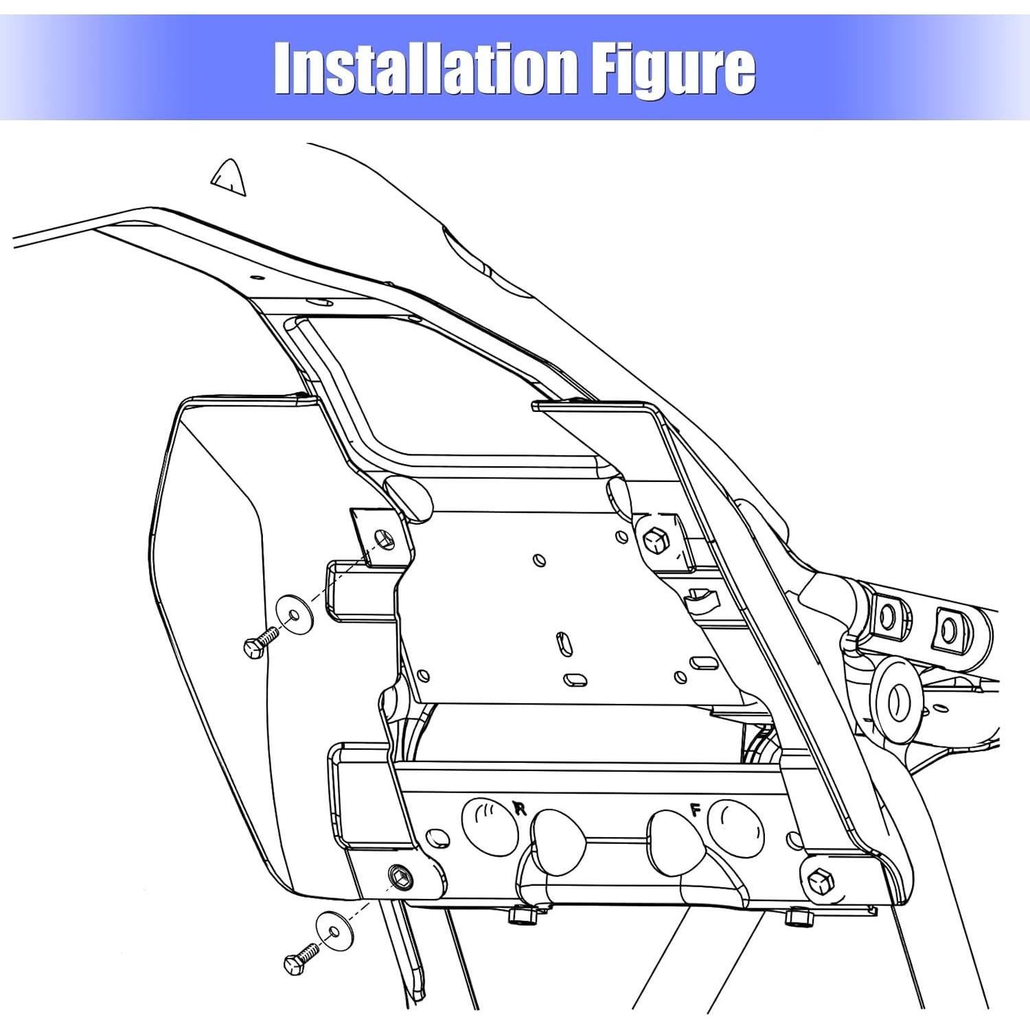 Deflector de aire Nubelety para Harley Davidson Touring 2009+