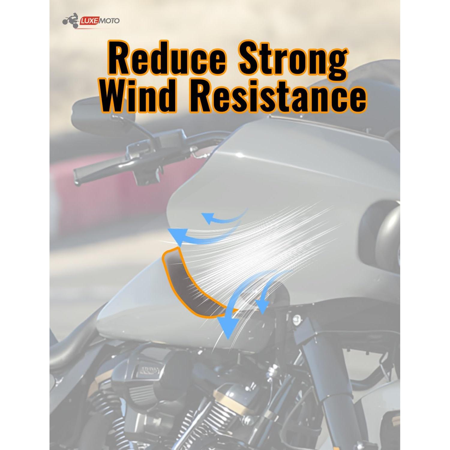 Deflector de Viento LuxeMoto para Harley Road Glide 2015-2021