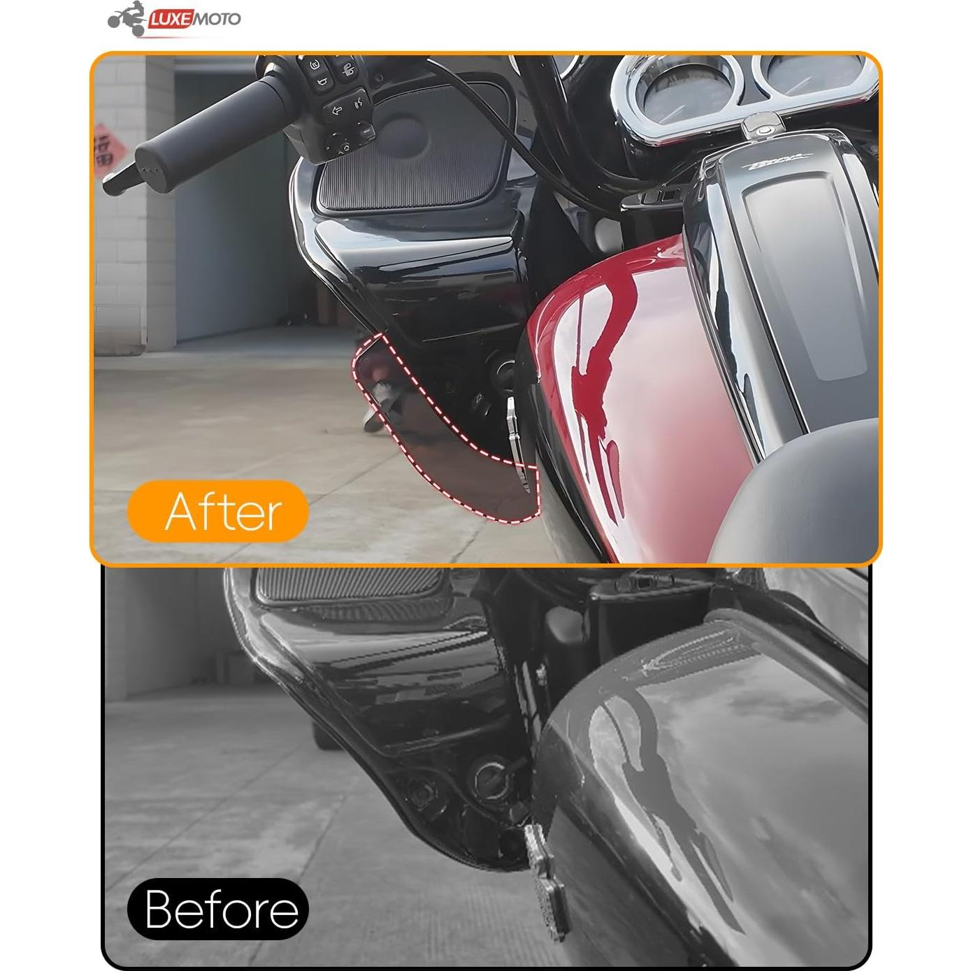 Deflector de Viento LuxeMoto para Harley Road Glide 2015-2021