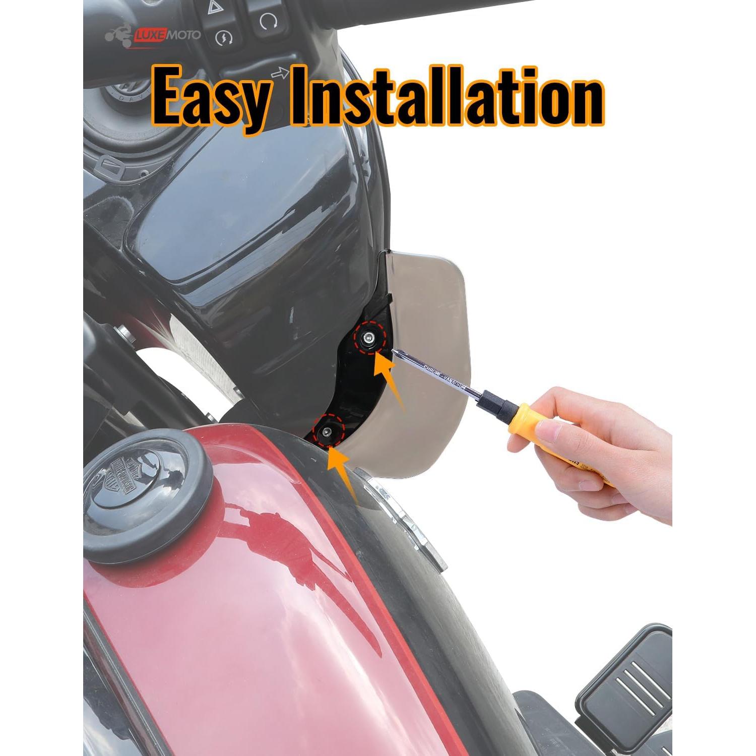 Deflector de Viento LuxeMoto para Harley Road Glide 2015-2021