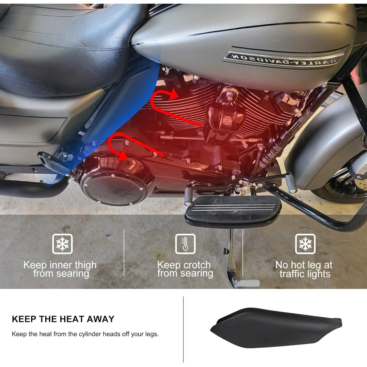 Deflectores de Aire Mid-Frame Kiwi Master para Harley 2009-2024